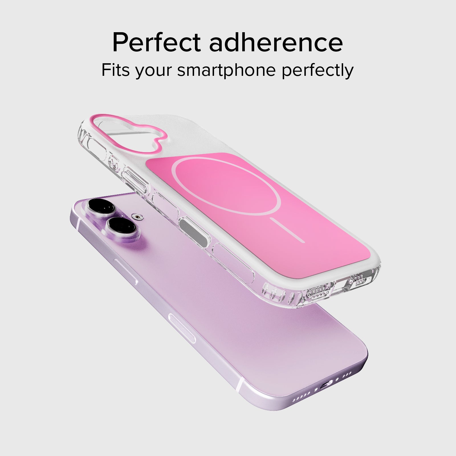Cover magnetica compatibile con MagSafe con angoli antiurto per iPhone 17