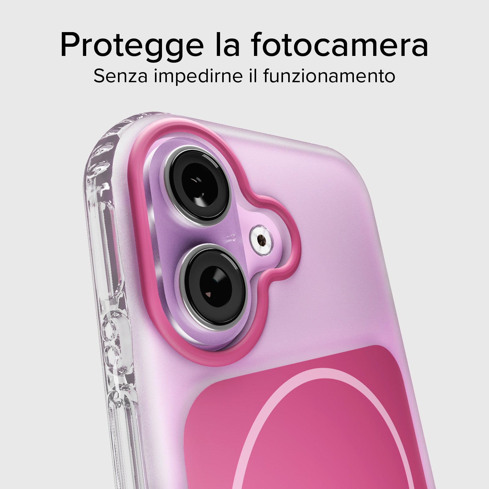 Cover magnetica compatibile con MagSafe con angoli antiurto per iPhone 17