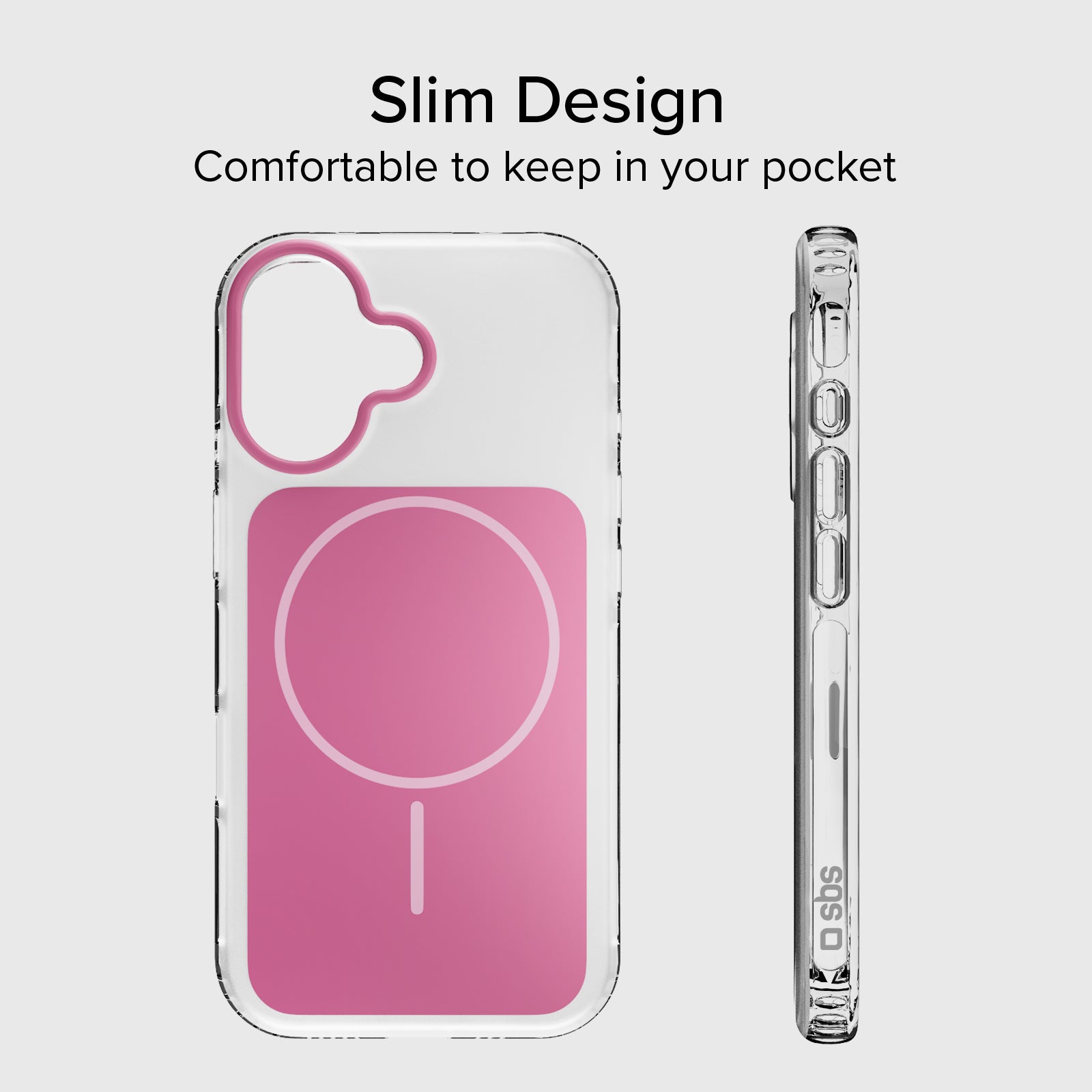 Cover magnetica compatibile con MagSafe con angoli antiurto per iPhone 17