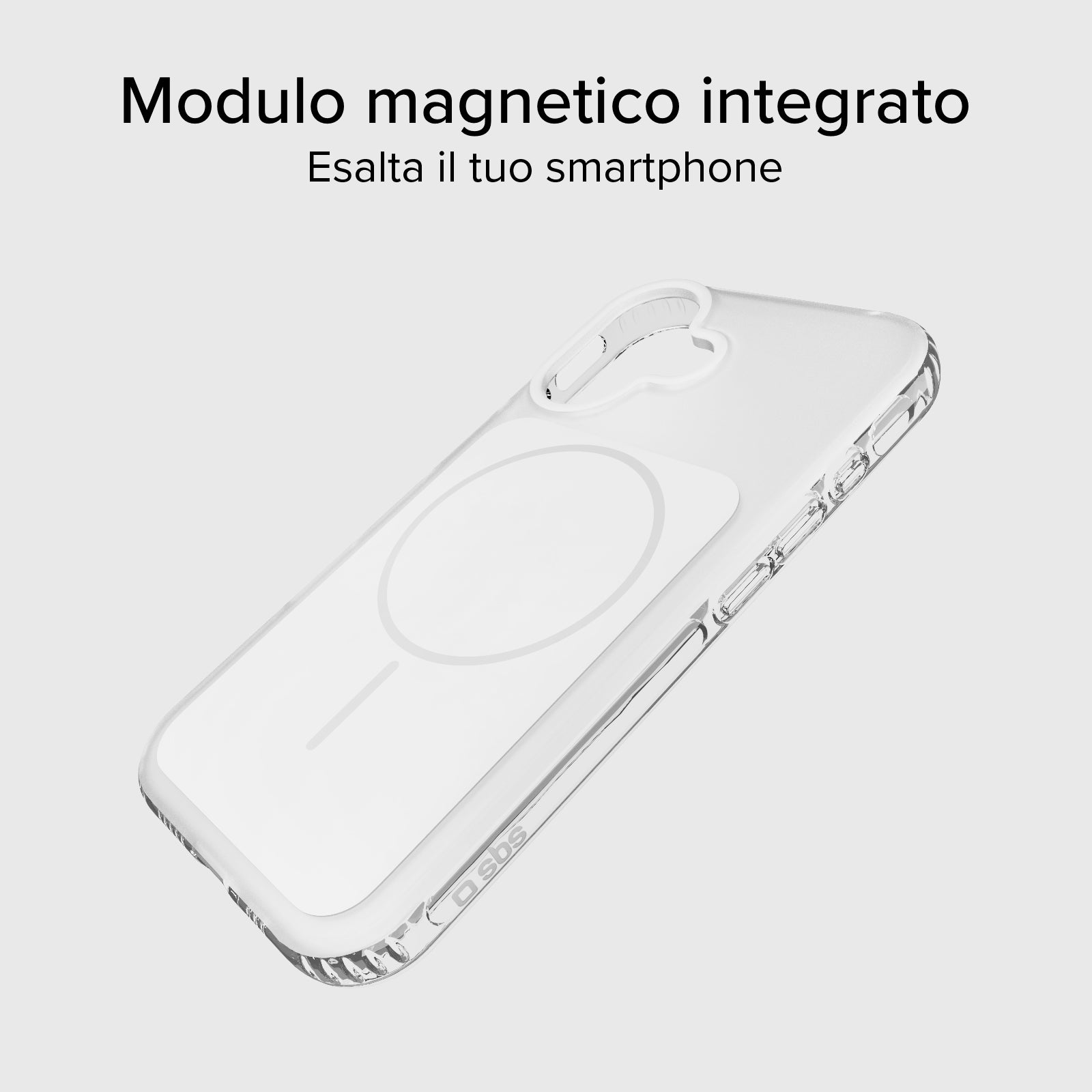Cover magnetica compatibile con MagSafe con angoli antiurto per iPhone 17