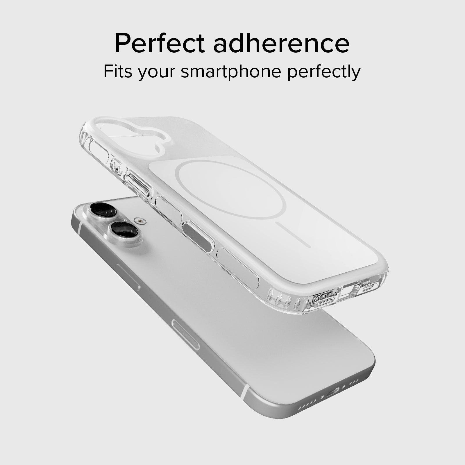 Cover magnetica compatibile con MagSafe con angoli antiurto per iPhone 17