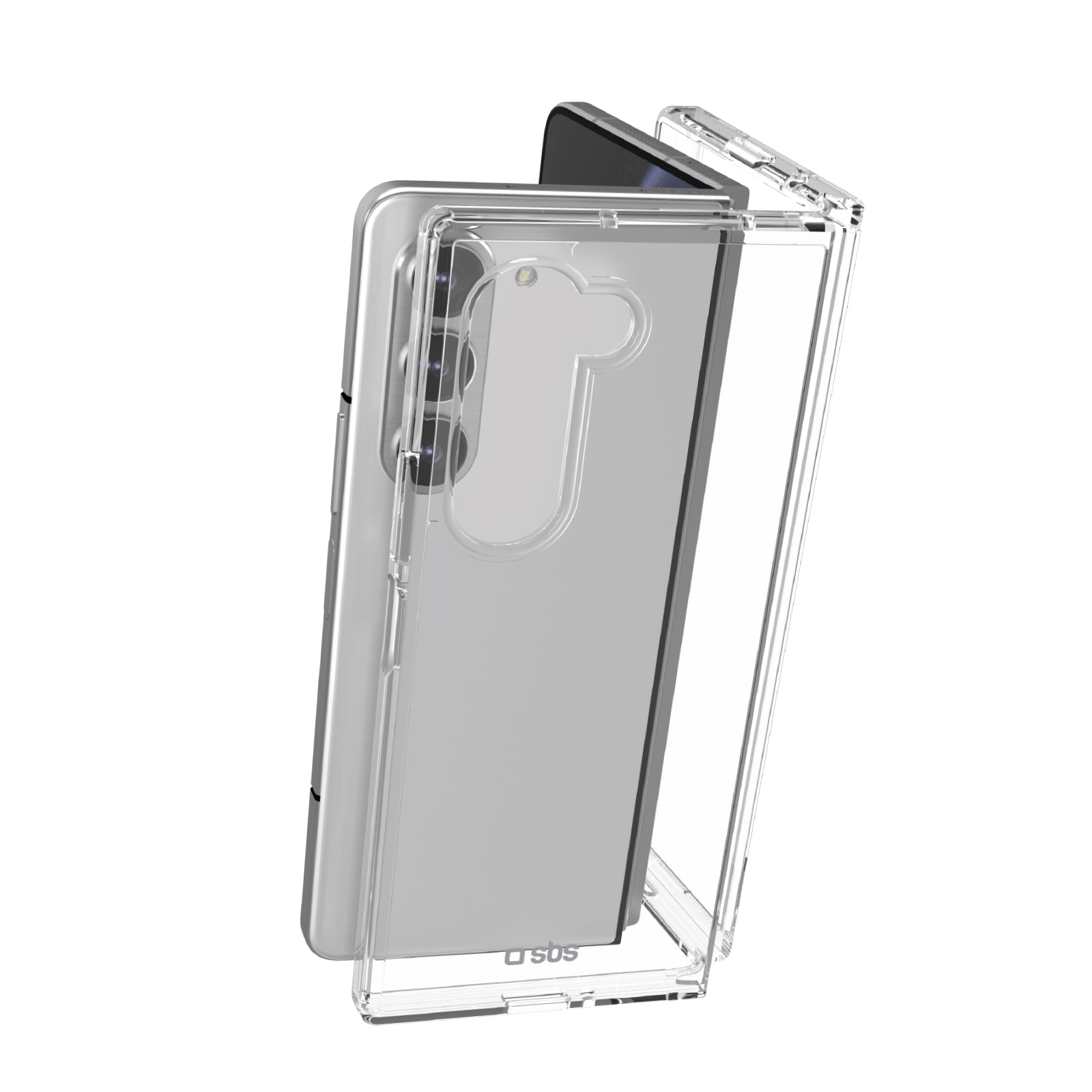 Hybrid Case per Samsung Z Fold 6, custodia compatibile con ricarica wireless