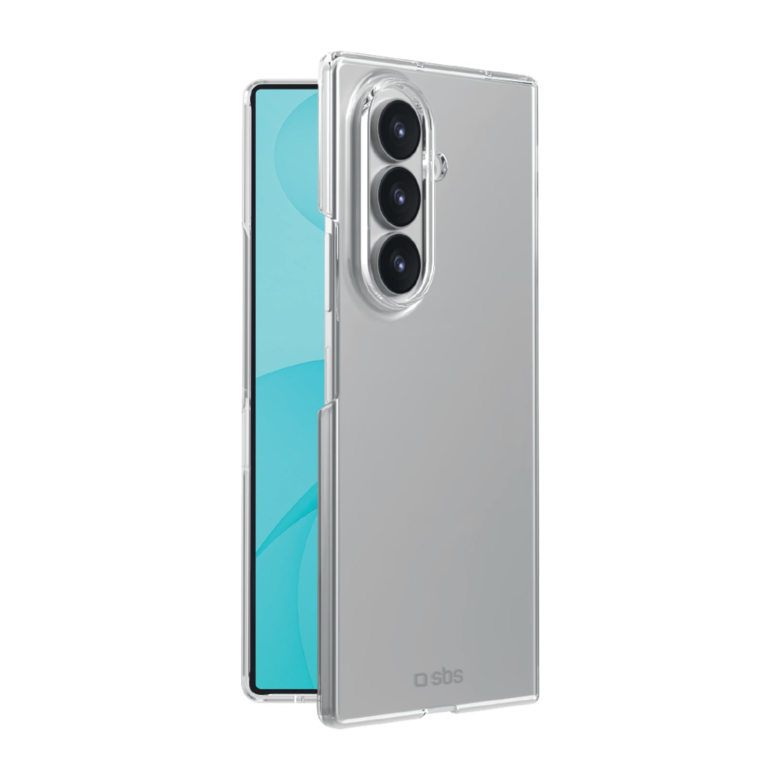 Hybrid Case per Samsung Z Fold 8 Ultra, custodia flip trasparente