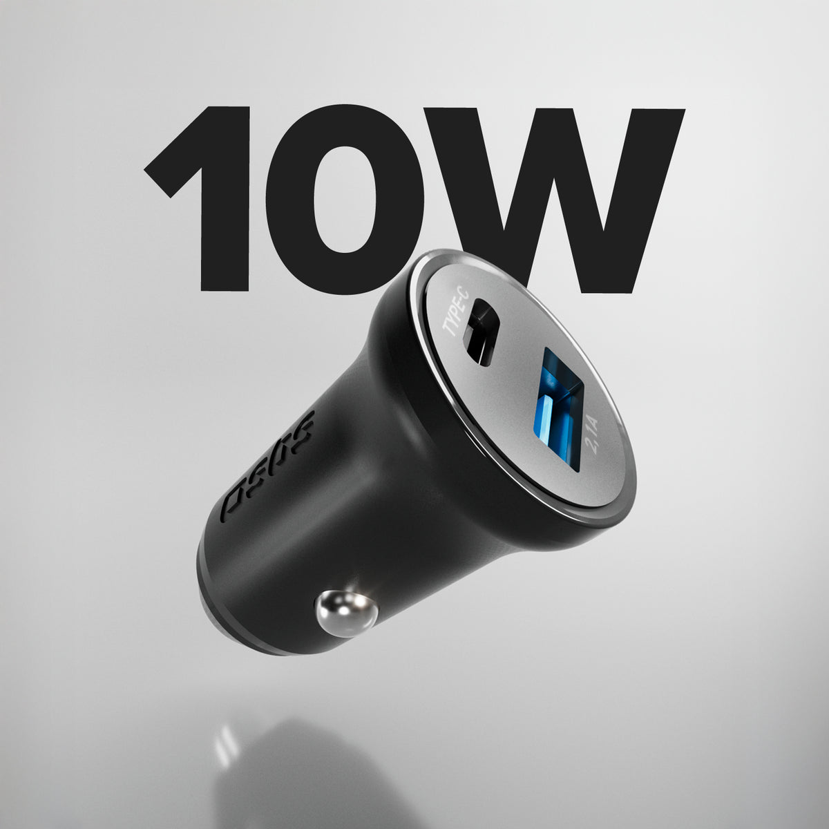 Caricabatterie da auto Type-C – USB da 2.1A