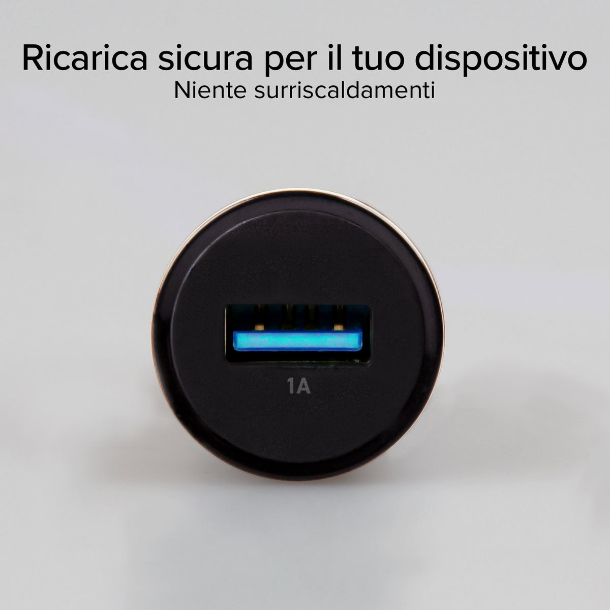Cargador de coche con salida USB de 1A