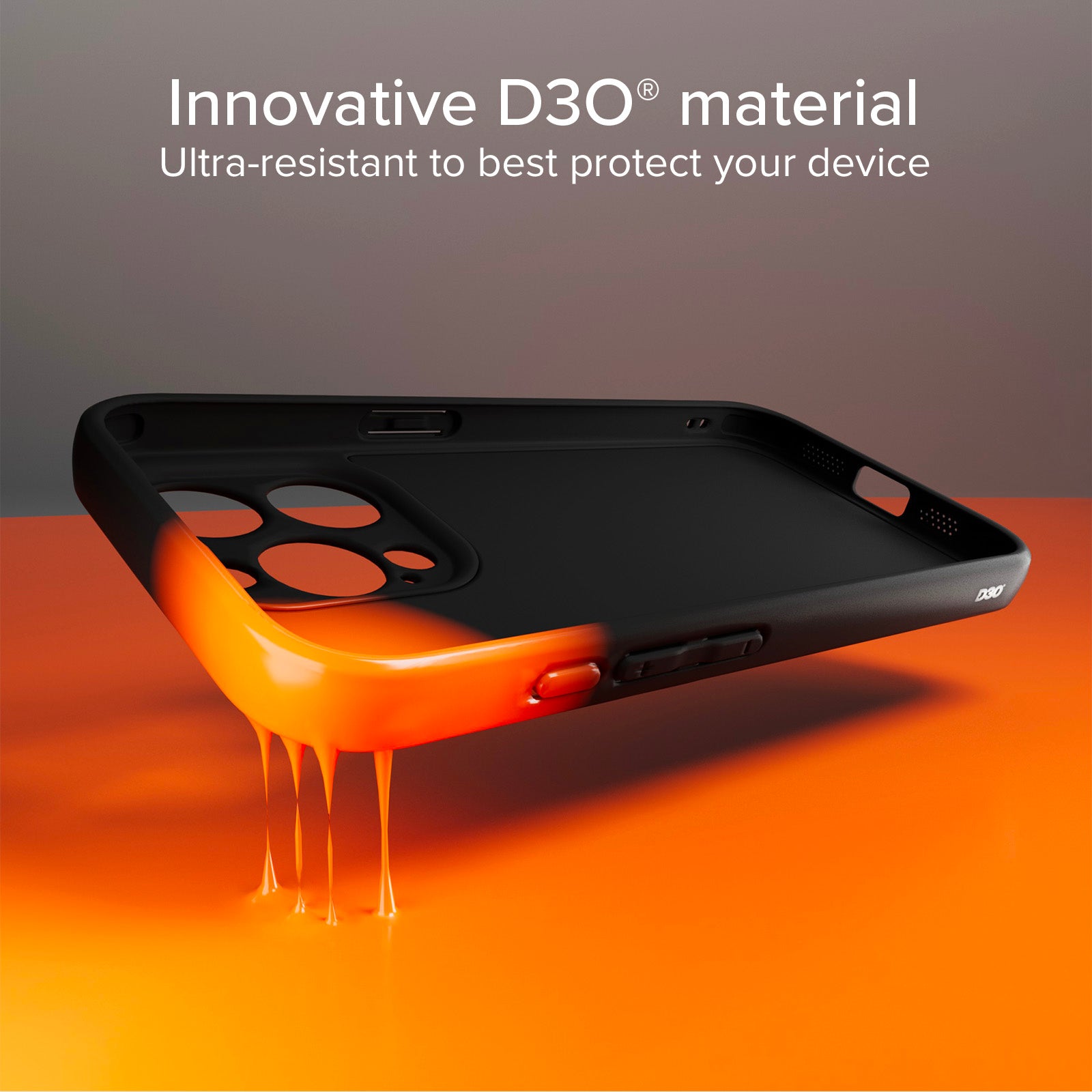 Funda para iPhone 15 Pro con tecnología D3O