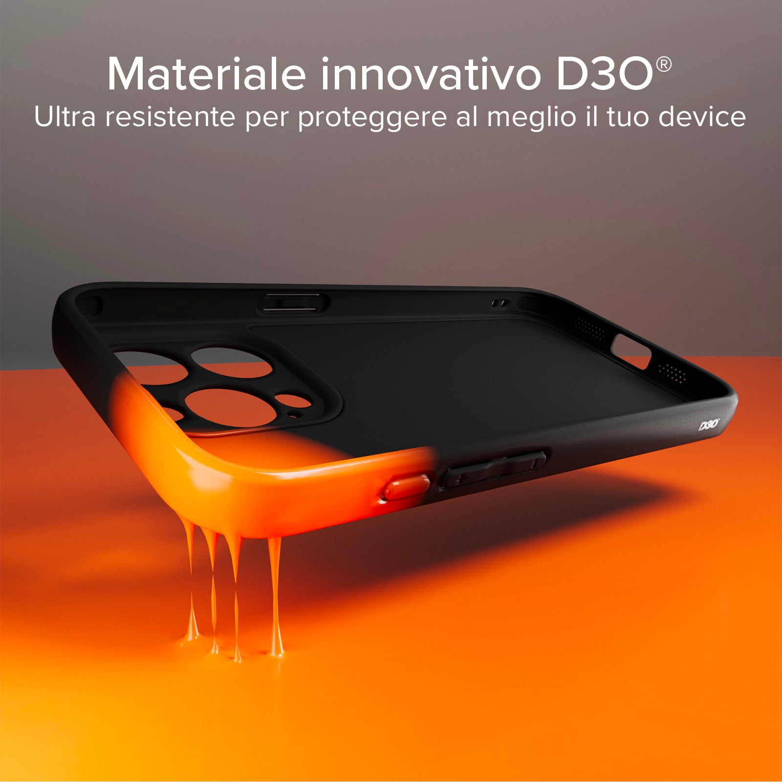 Funda para iPhone 15 Pro con tecnología D3O