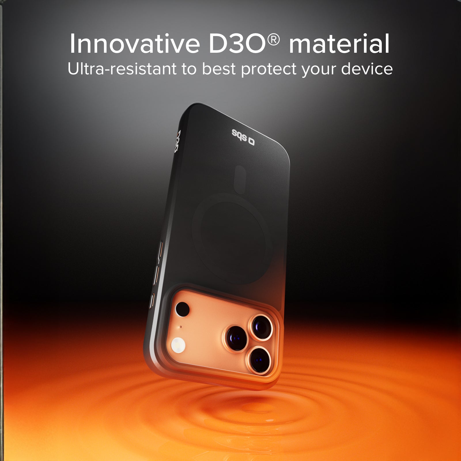 Coque pour iPhone 17 Pro avec technologie D3O