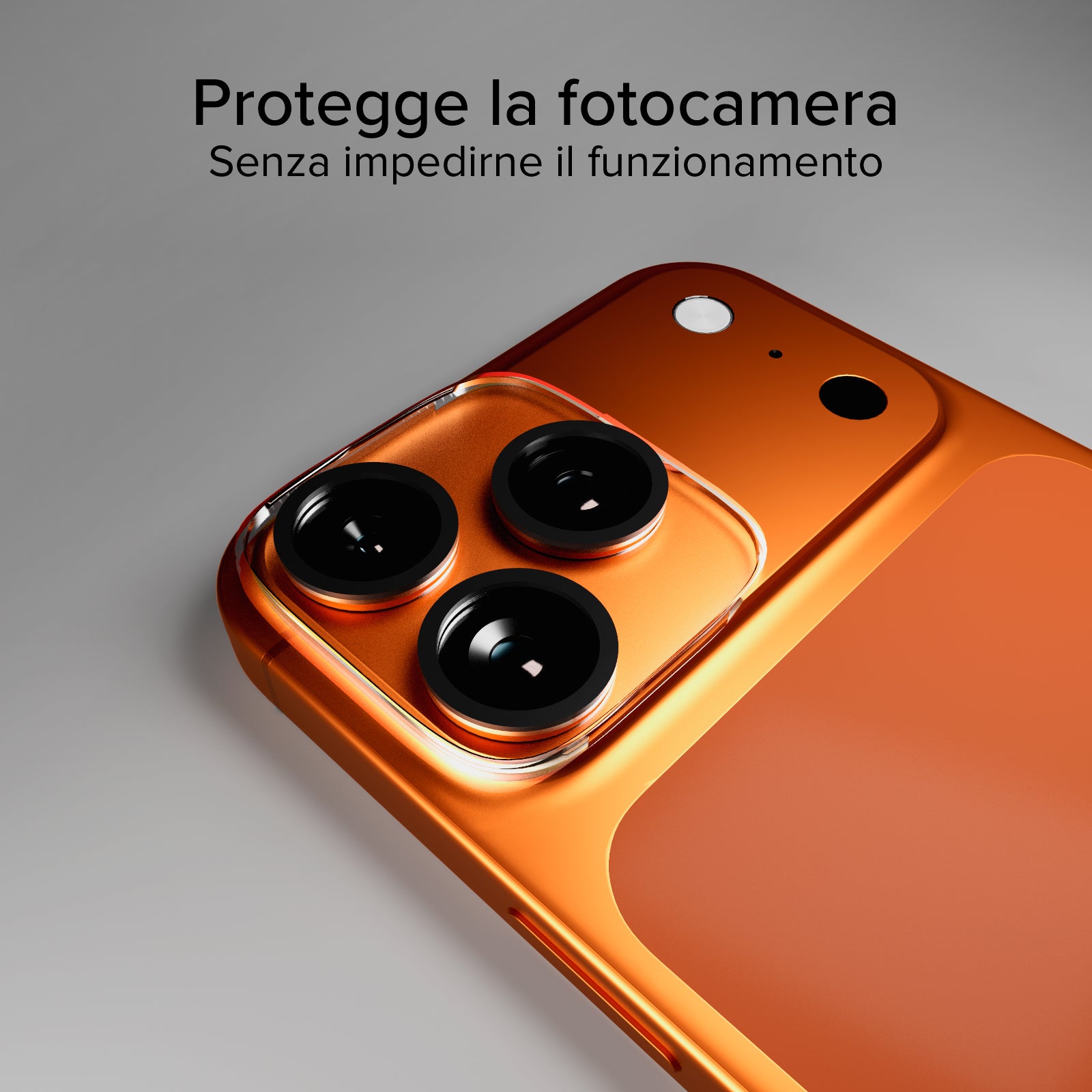 Vetro per fotocamera dell'iPhone 17 Pro, con materiale D3O