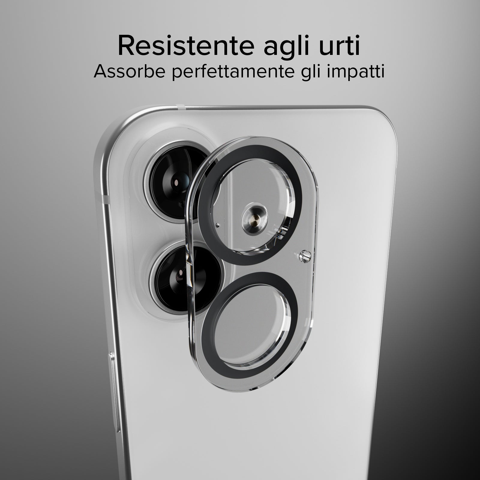 Vetro per fotocamera dell'iPhone 17, con materiale D3O