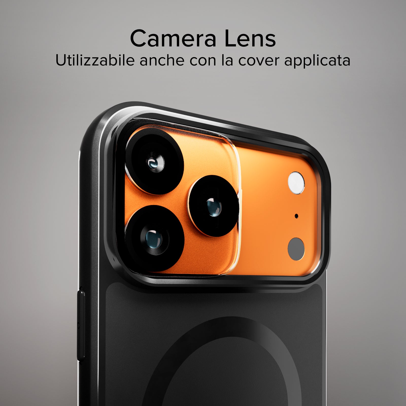 Vetro per fotocamera dell'iPhone 17 Pro Max, con materiale D3O