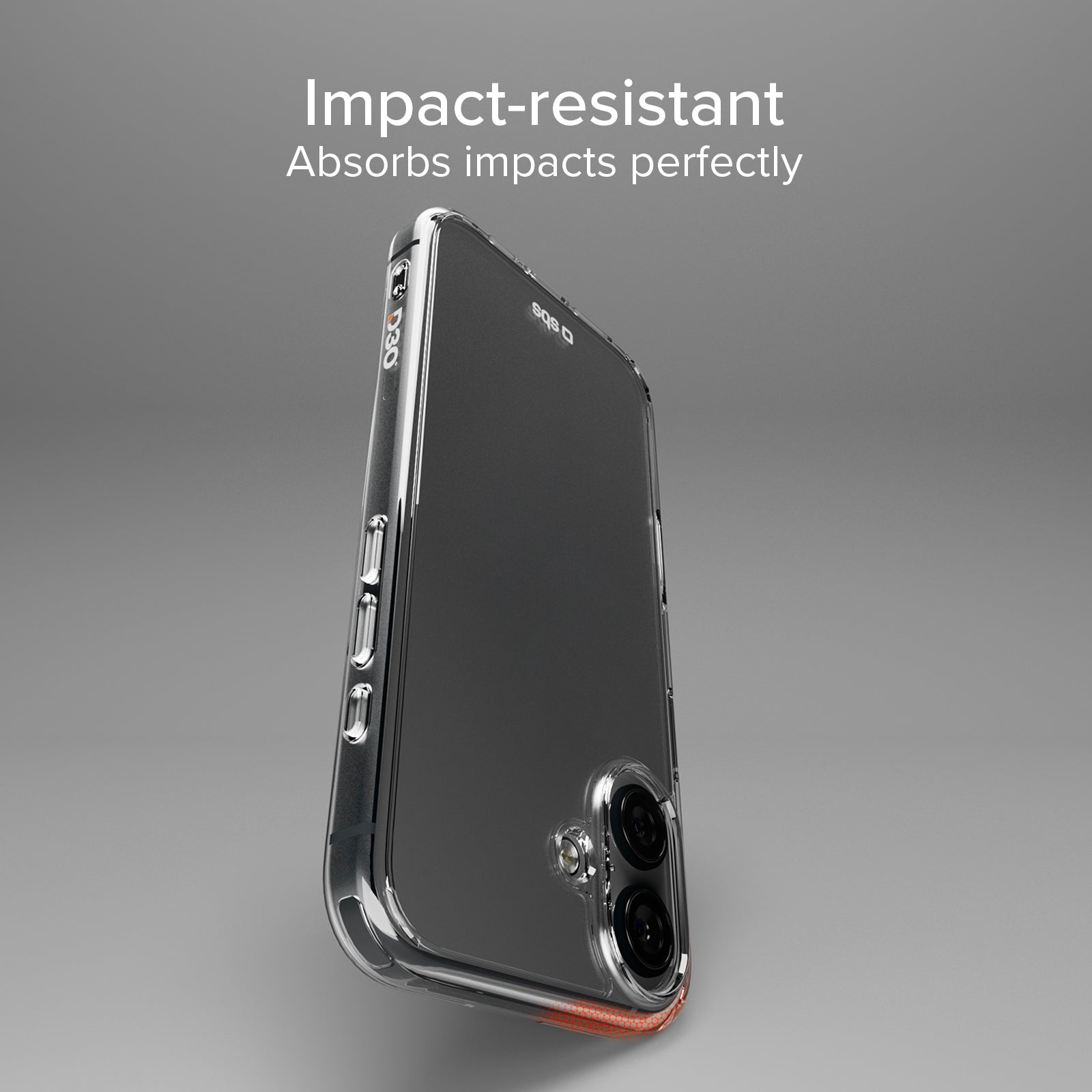 Cover ultraresistente per iPhone 16 Plus con tecnologia D3O