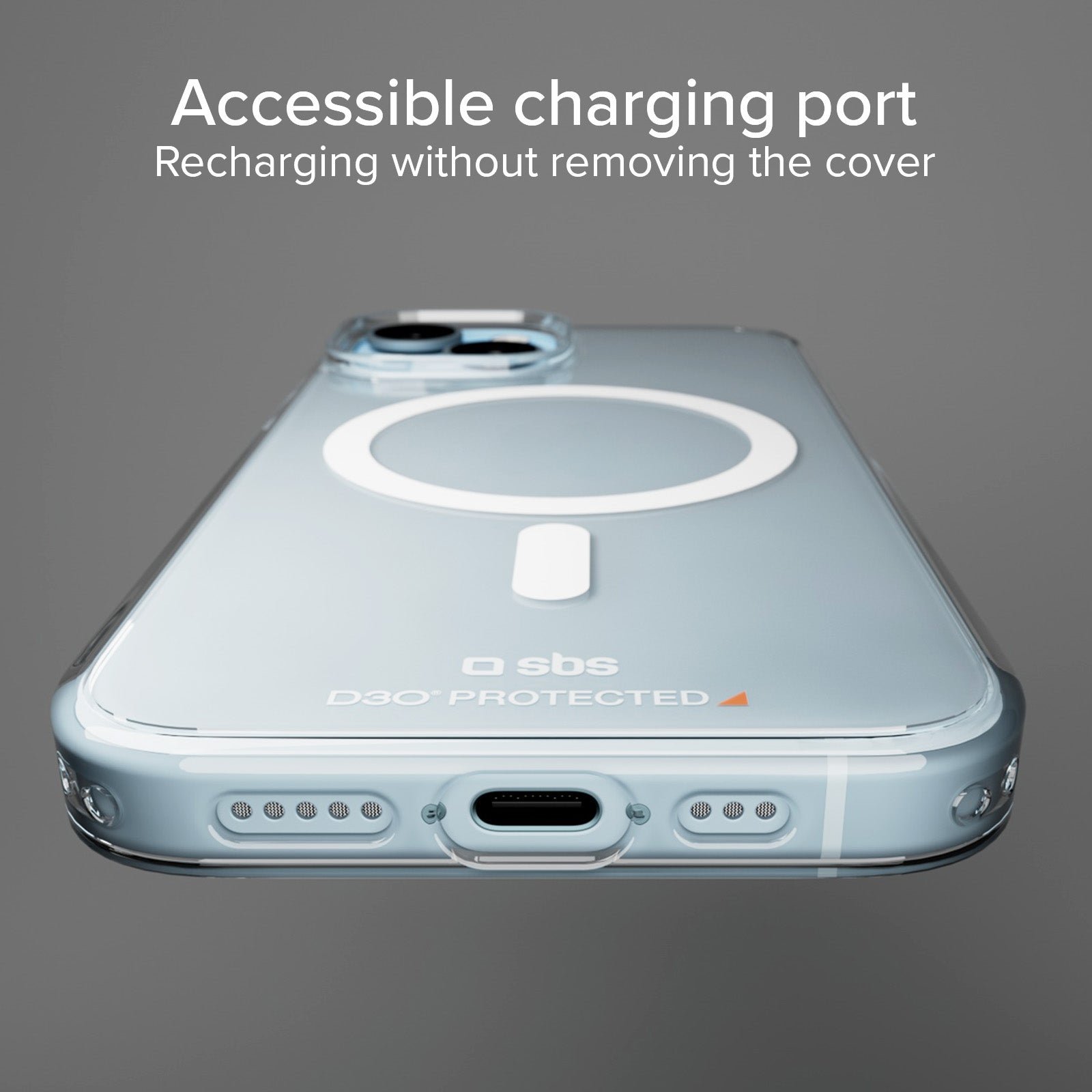 Cover ultraresistente per iPhone 15 con tecnologia D3O