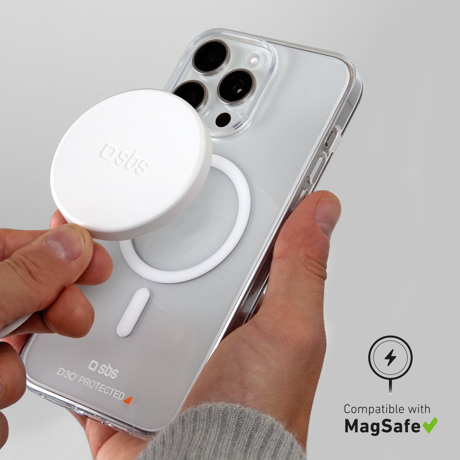 Cover ultraresistente per iPhone 14 Pro con tecnologia D3O
