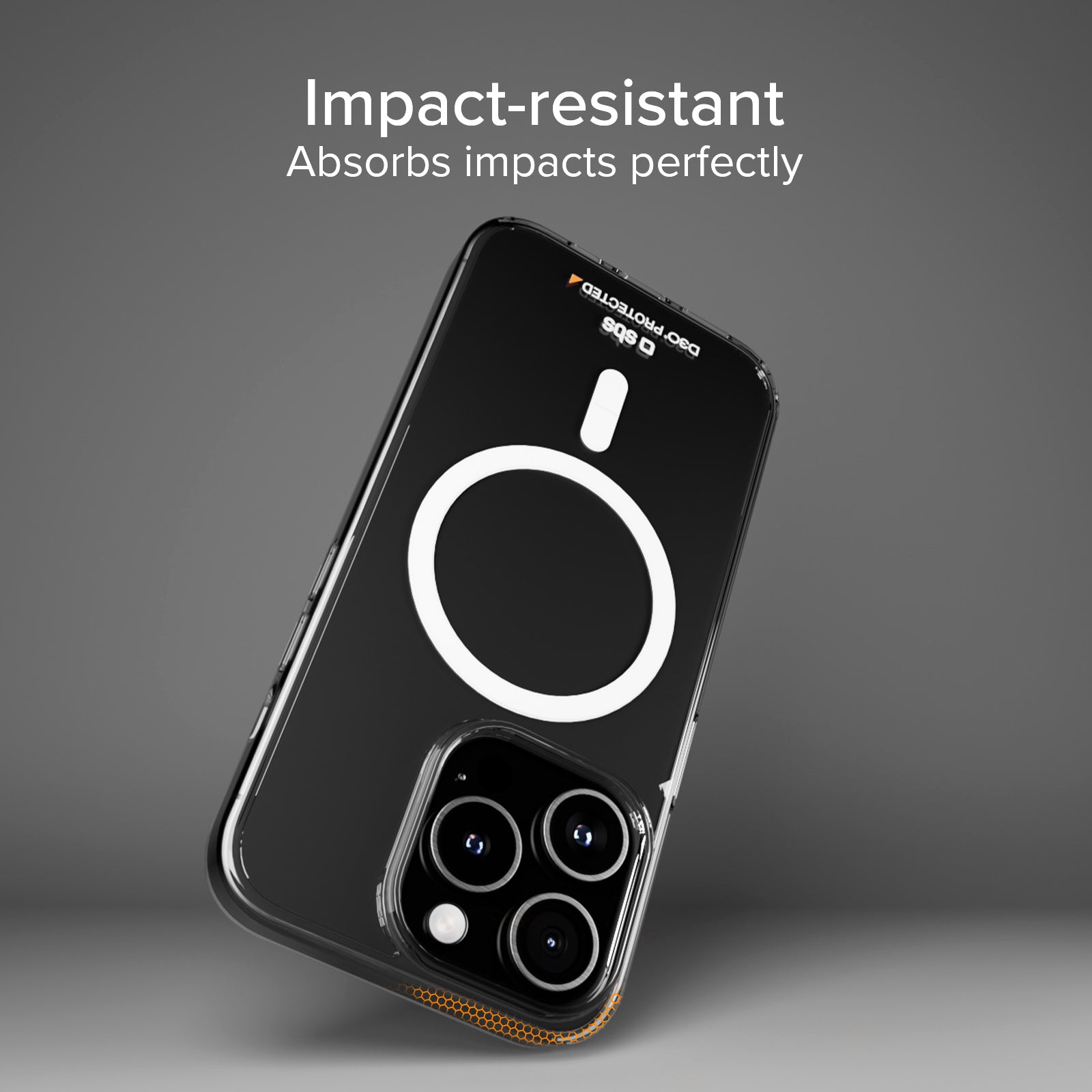 Funda ultrarresistente para iPhone 15 Pro Max con tecnología D3O