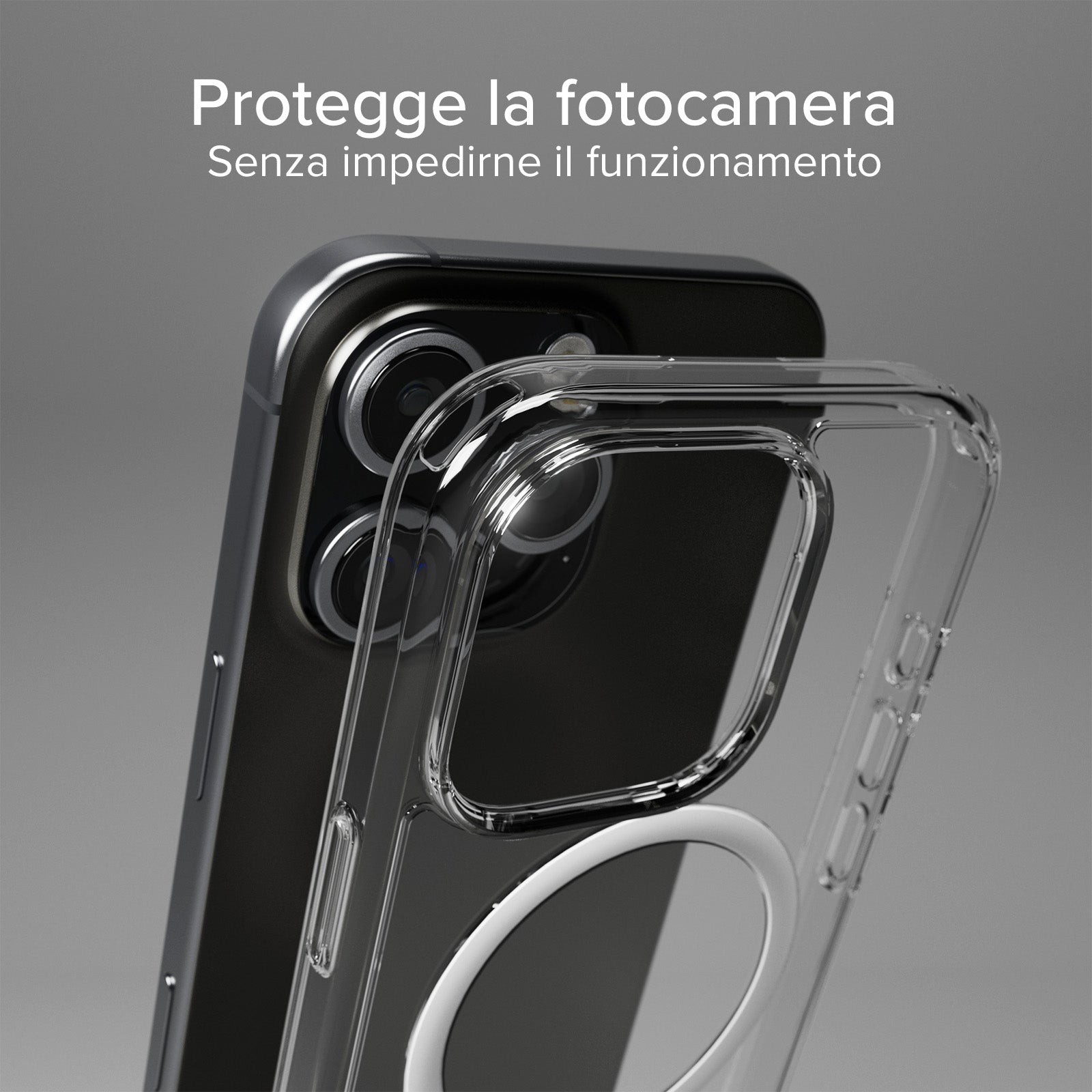 Cover ultraresistente per iPhone 16 Pro con tecnologia D3O