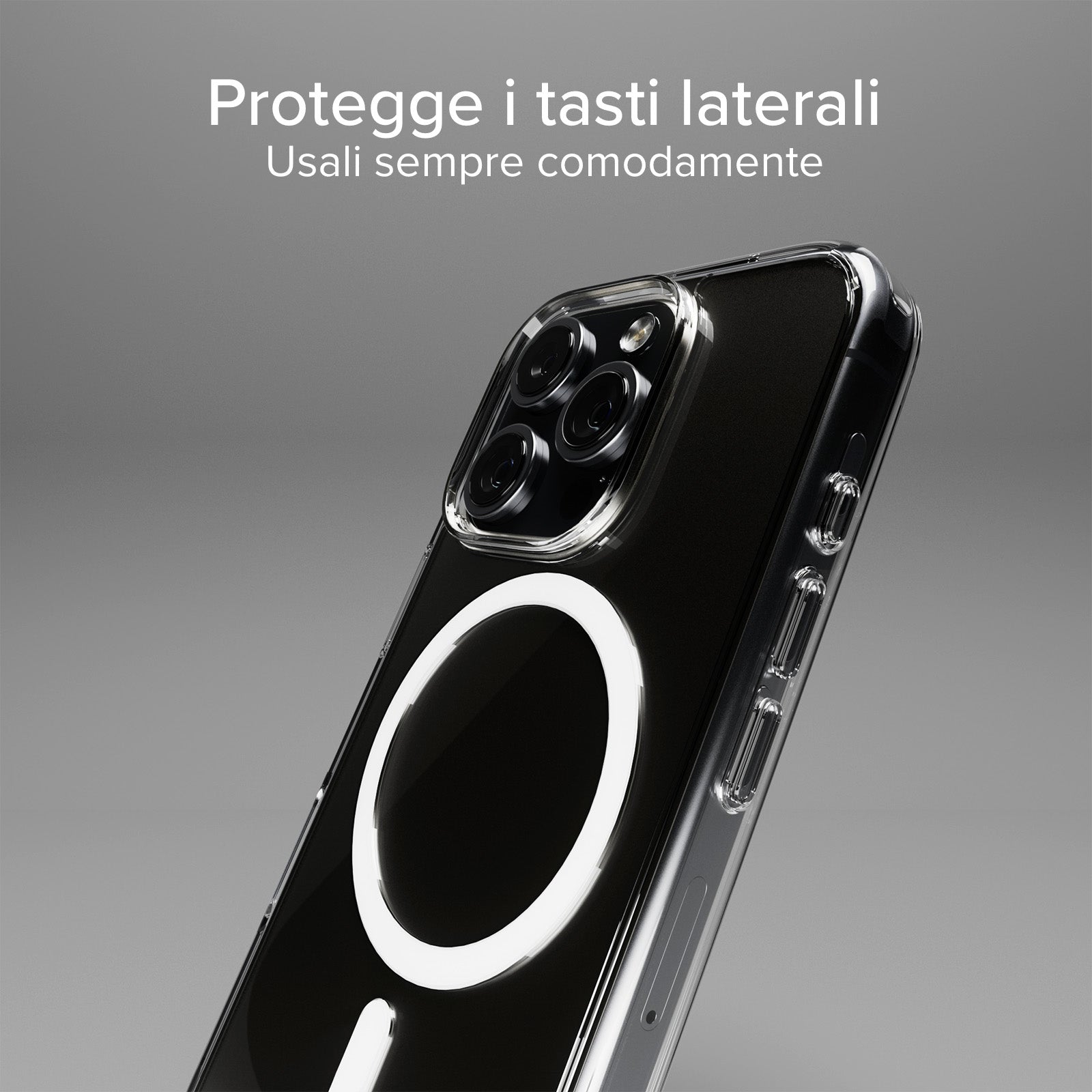 Cover ultraresistente per iPhone 16 Pro con tecnologia D3O