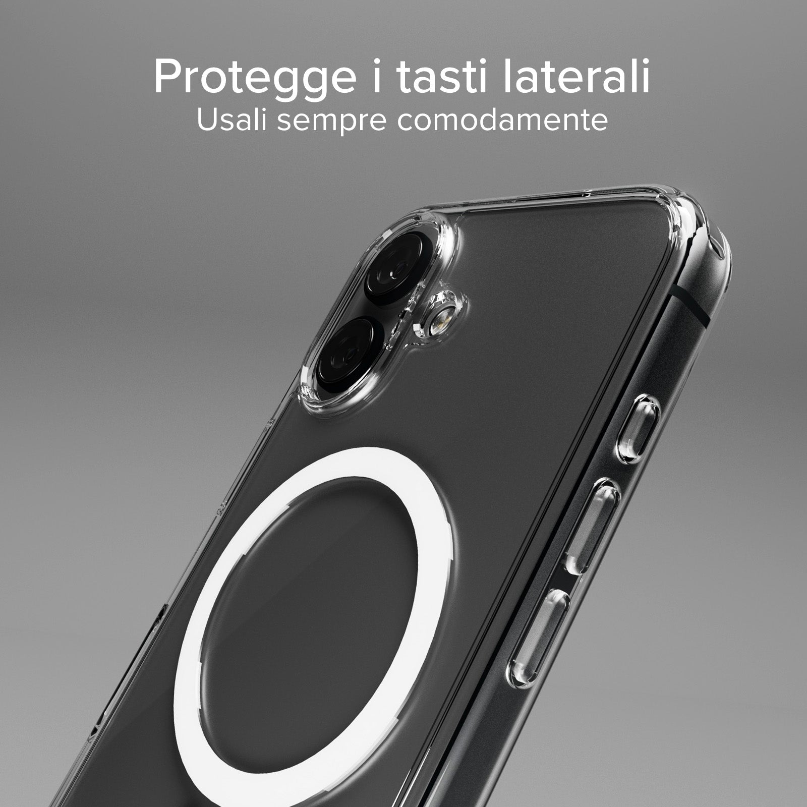 Cover ultraresistente per iPhone 16 Plus con tecnologia D3O