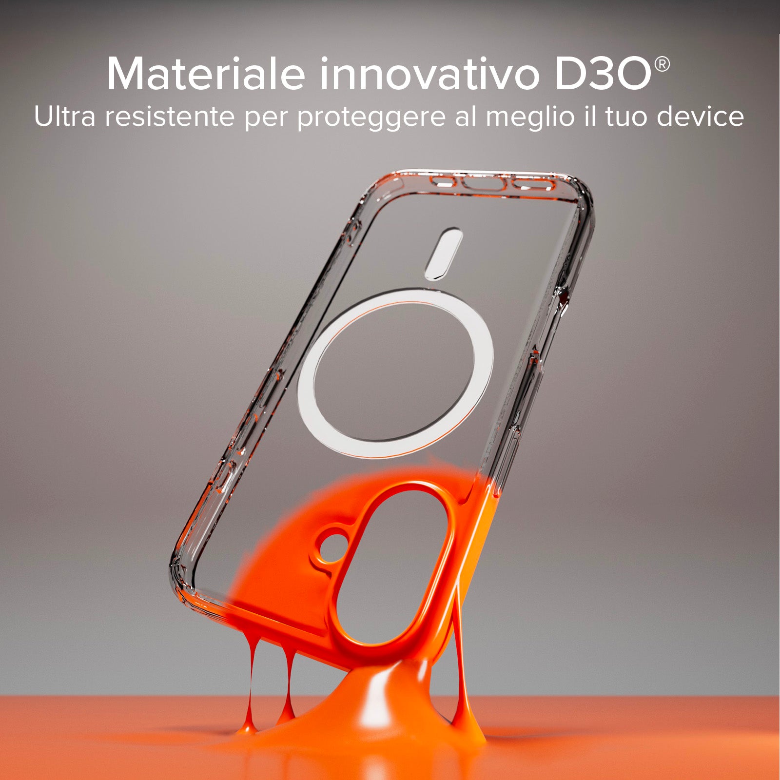 Cover ultraresistente per iPhone 16 Plus con tecnologia D3O