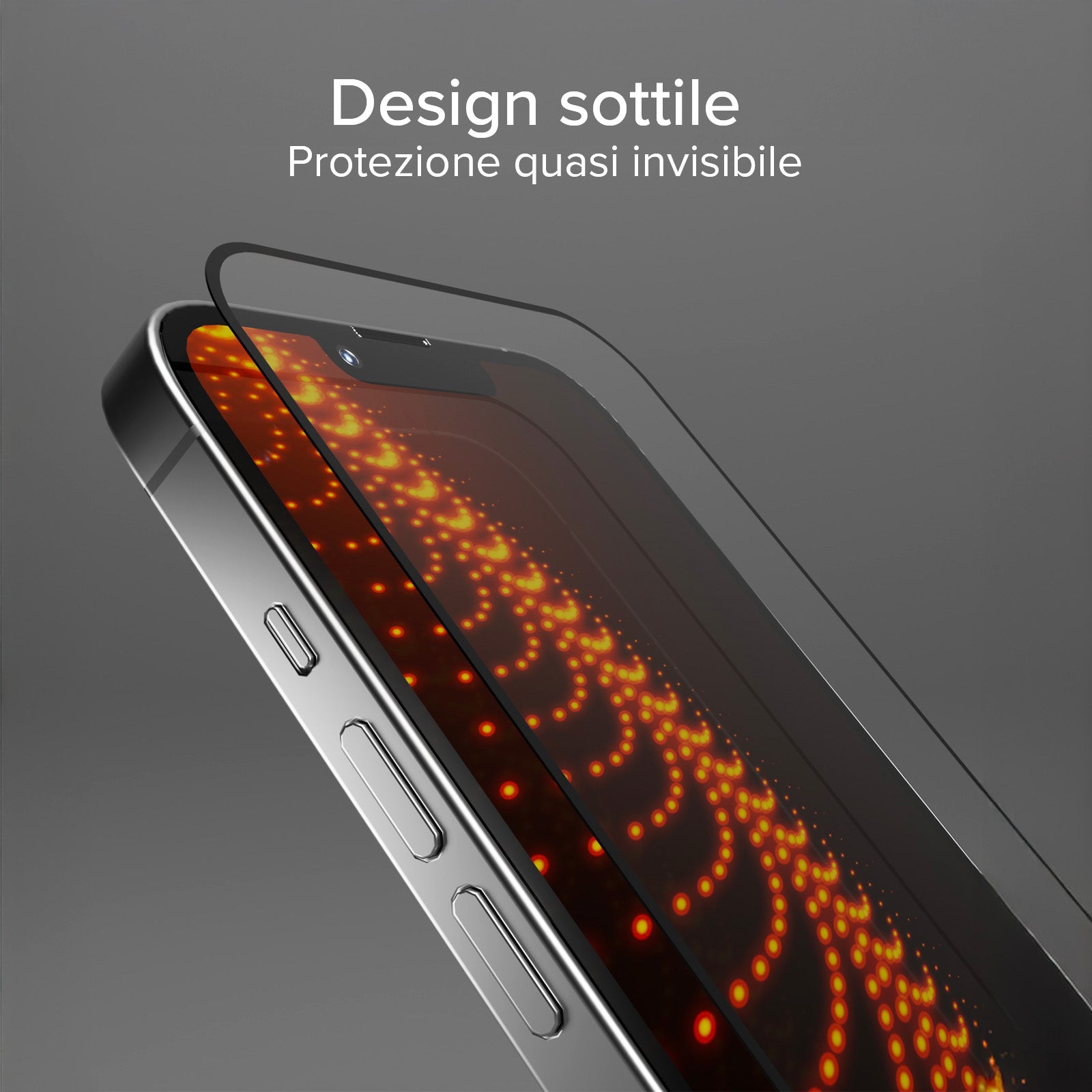 Vetrino ultraresistente per iPhone 16e/14/13/13 Pro con tecnologia D3O