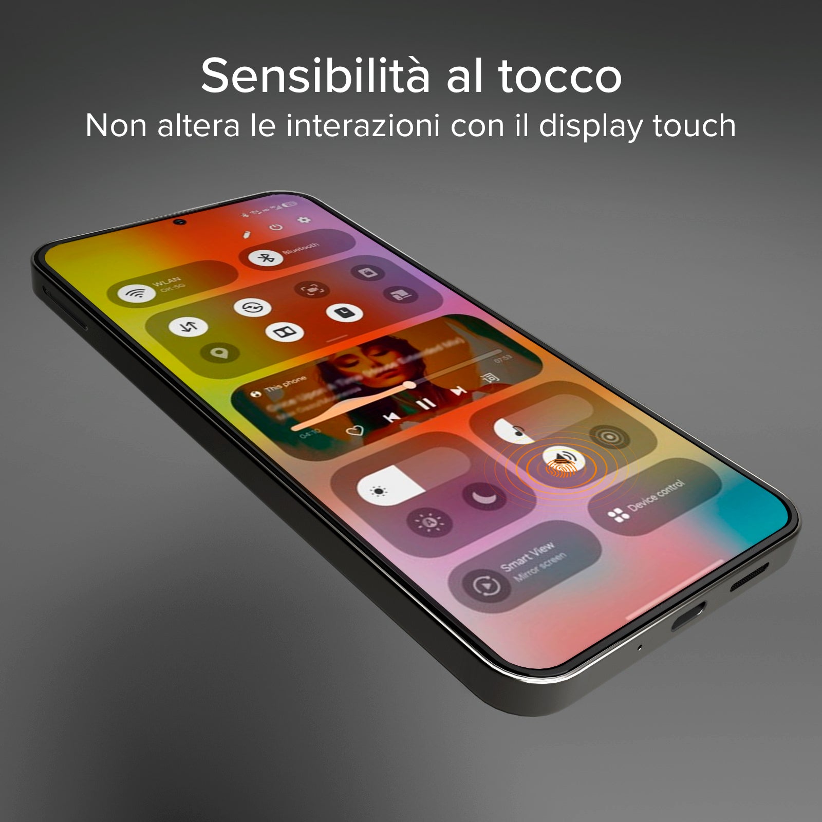 Vetrino ultraresistente per Samsung A37 con tecnologia D3O