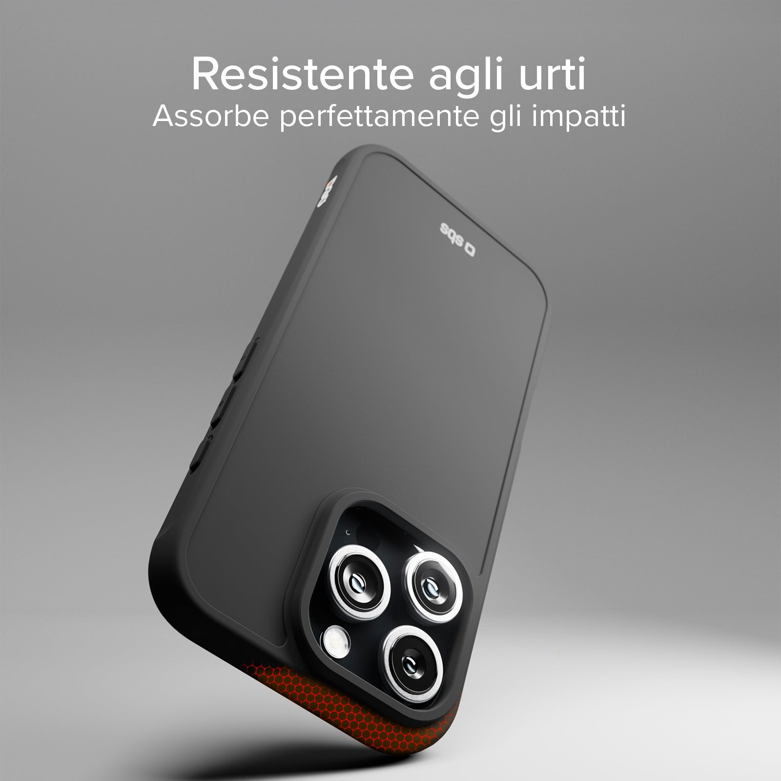 Cover per iPhone 16 Pro con tecnologia D3O