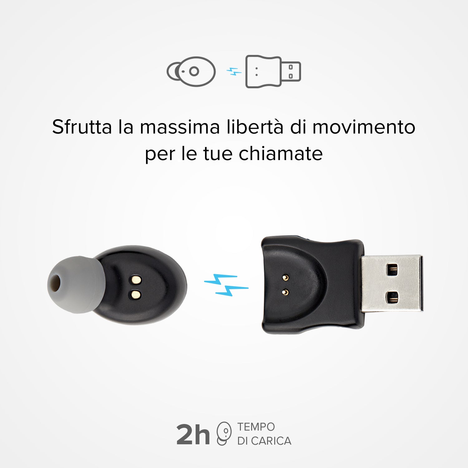 Auricolare wireless mono BT290