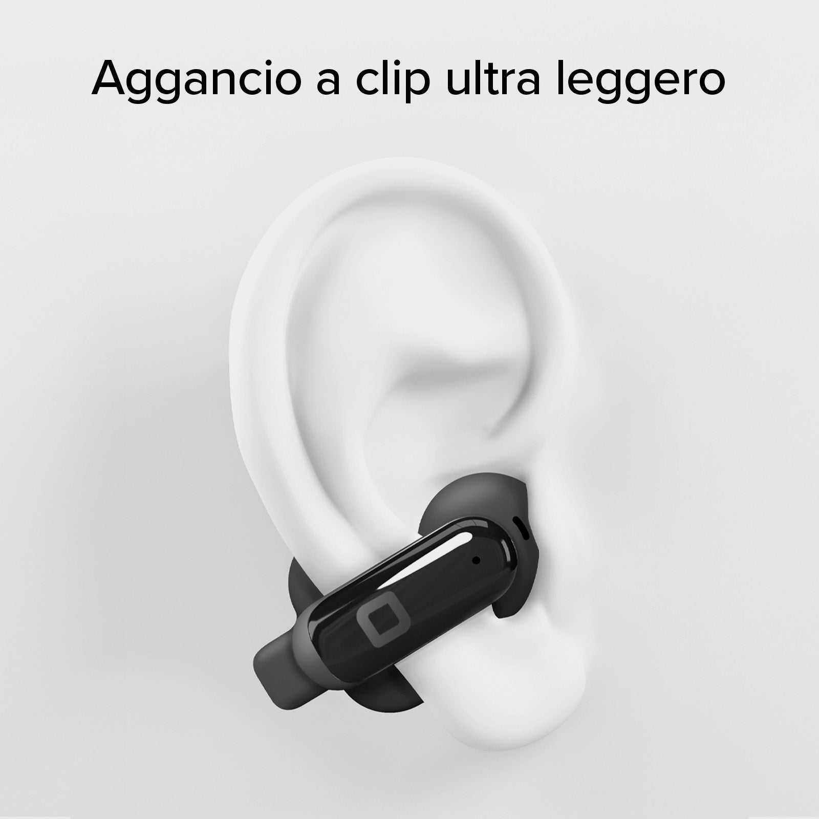 OWS- Ohrhörer mit Clip-on-Design und Touch-Bedienung