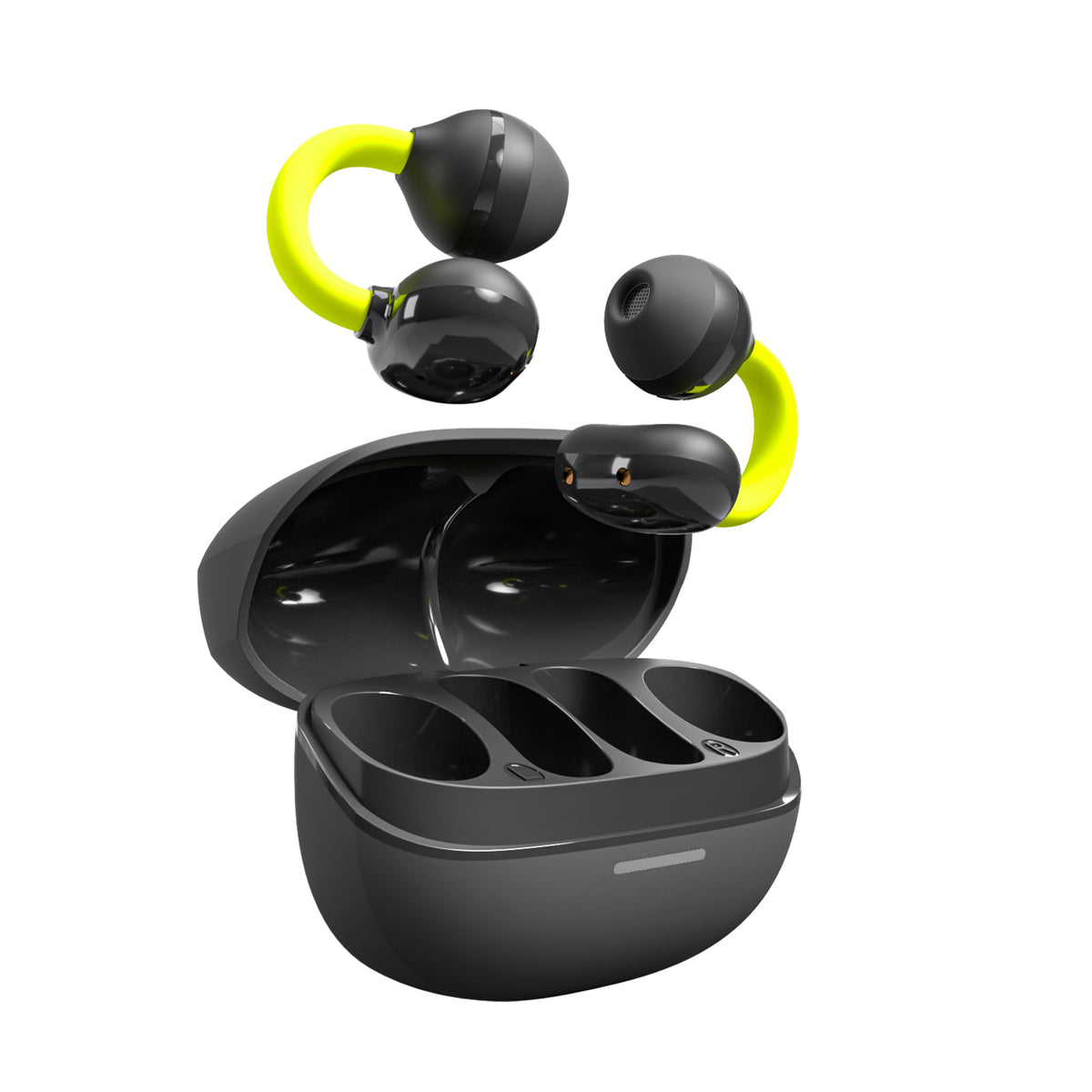 Auricolari OWS sportivi con air conduction system e design a clip