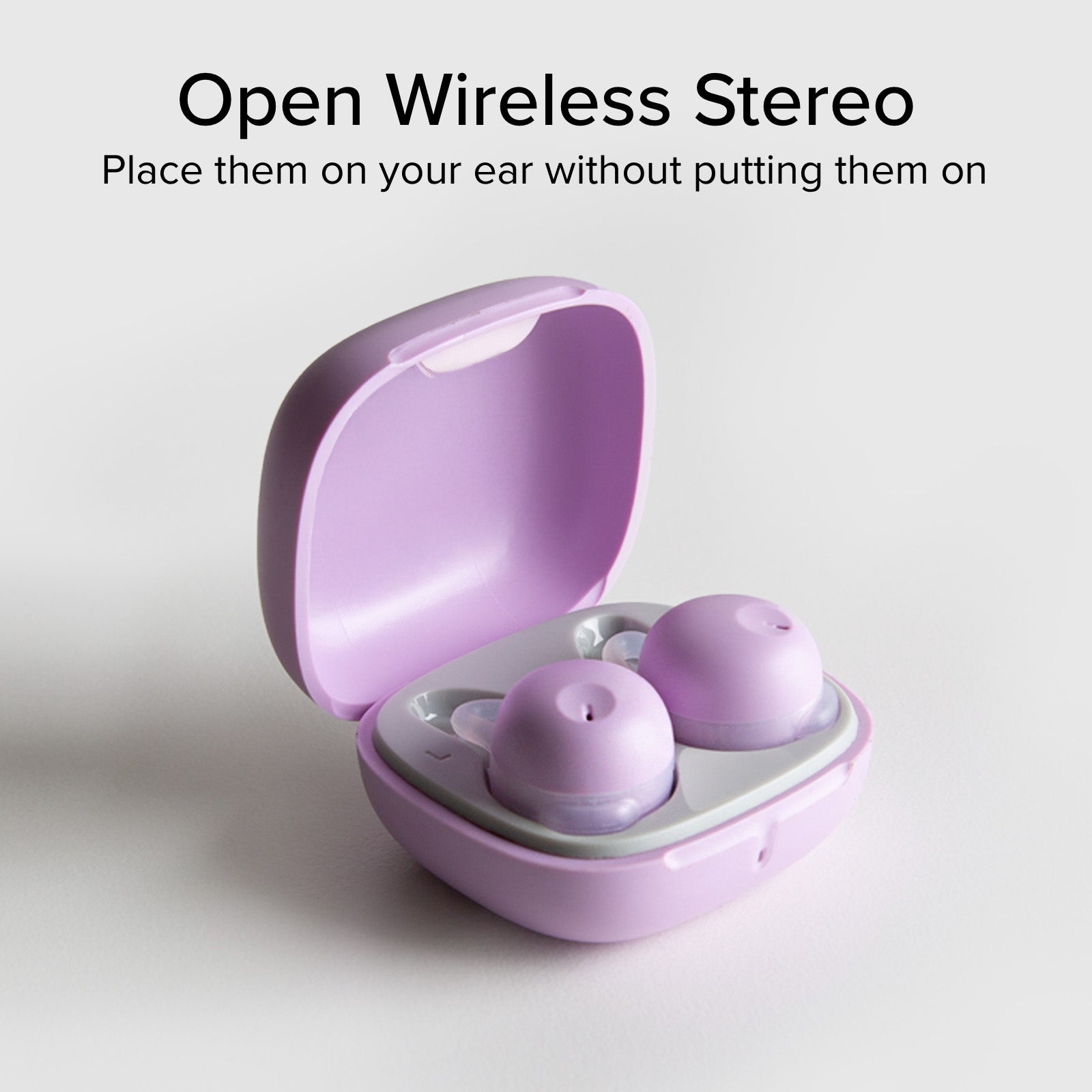 Auriculares OWS con arcos tipo diadema y estuche de carga