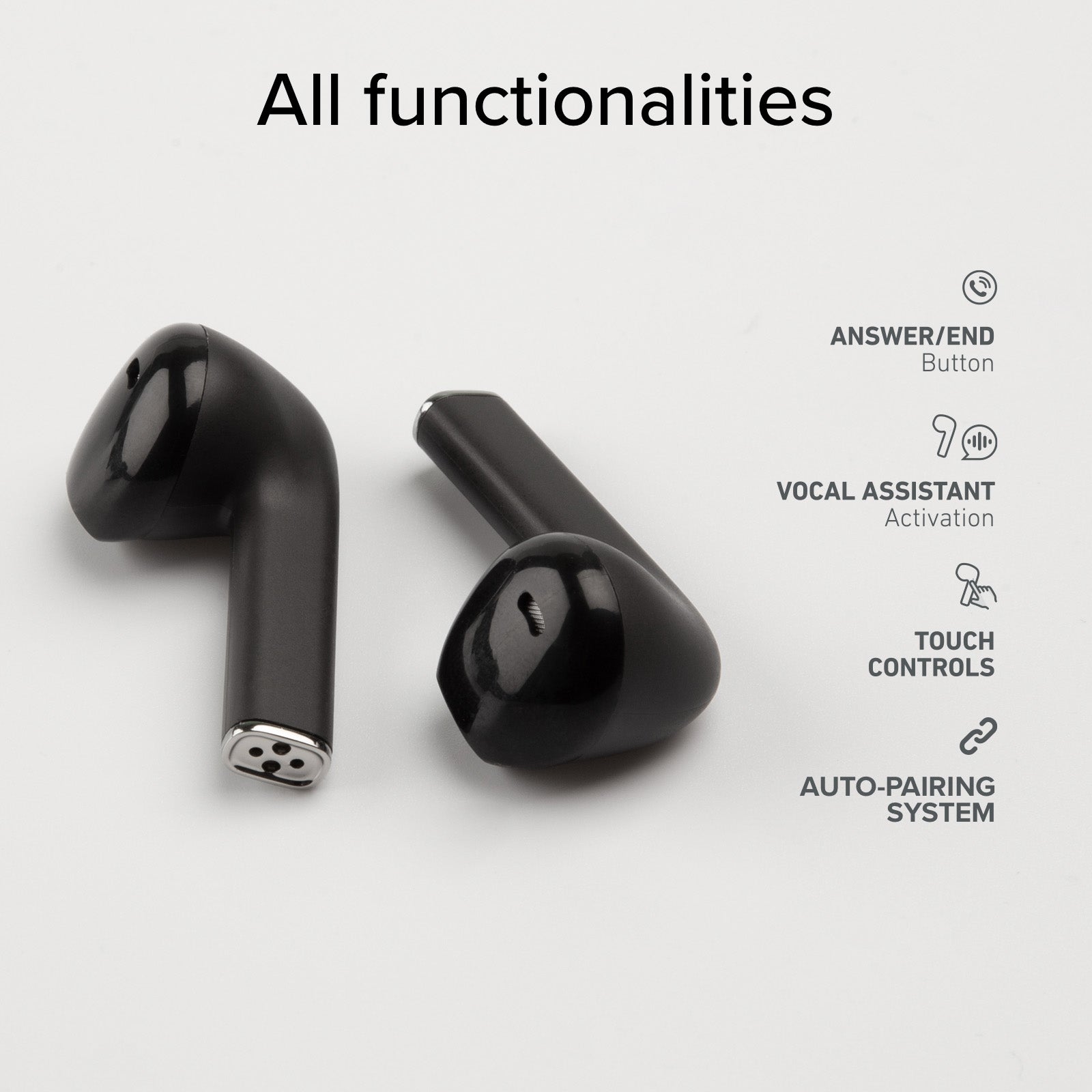 TWS One Color – kabellose Ohrhörer mit True-Wireless-Stereo-Technologie