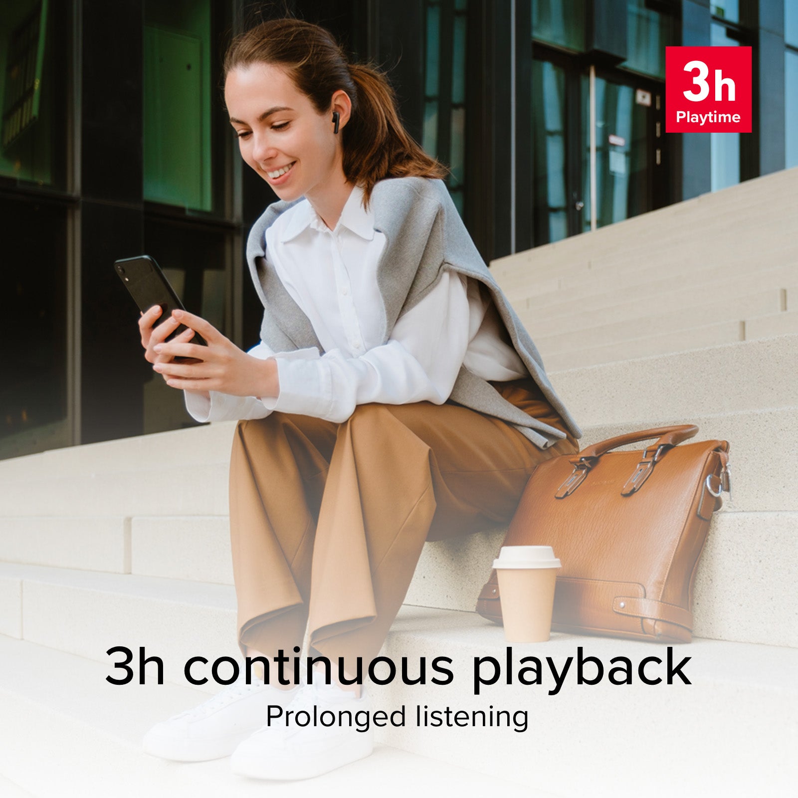 TWS One Color – kabellose Ohrhörer mit True-Wireless-Stereo-Technologie