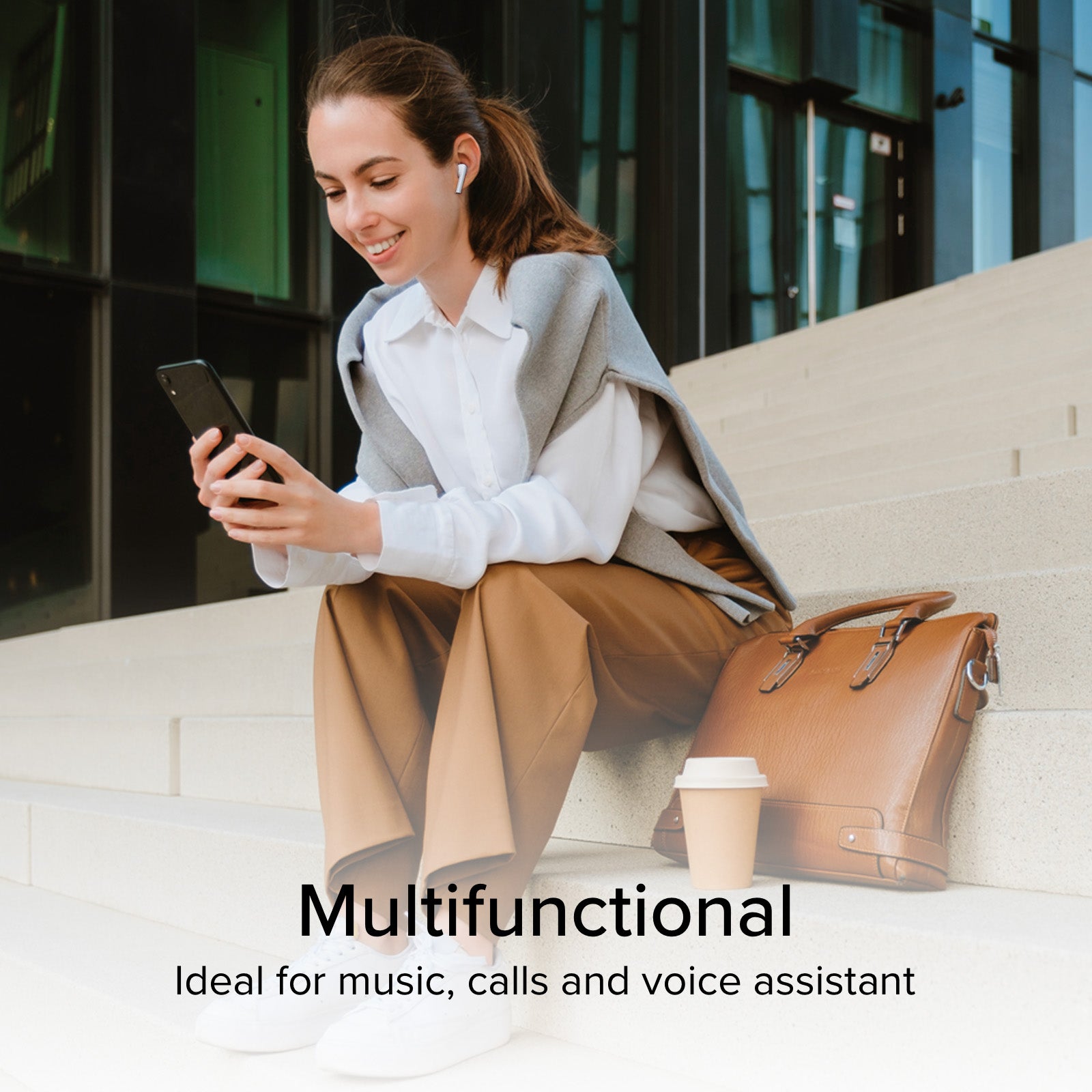 TWS One Color – kabellose Ohrhörer mit True-Wireless-Stereo-Technologie