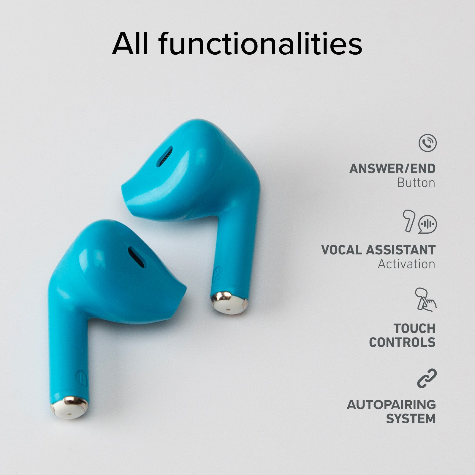 Semi-in-Ear-Ohrhörer TWS