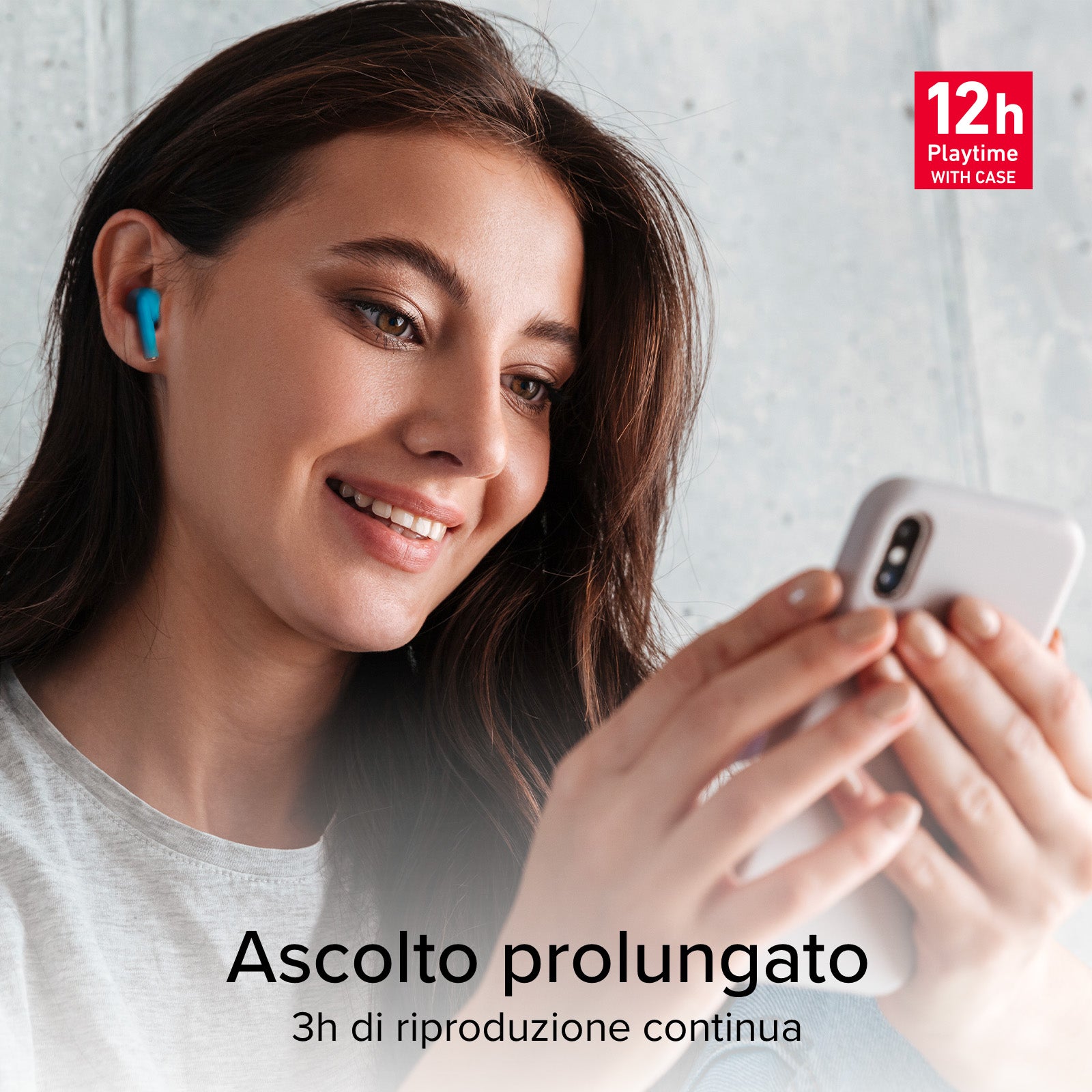 Semi-in-Ear-Ohrhörer TWS