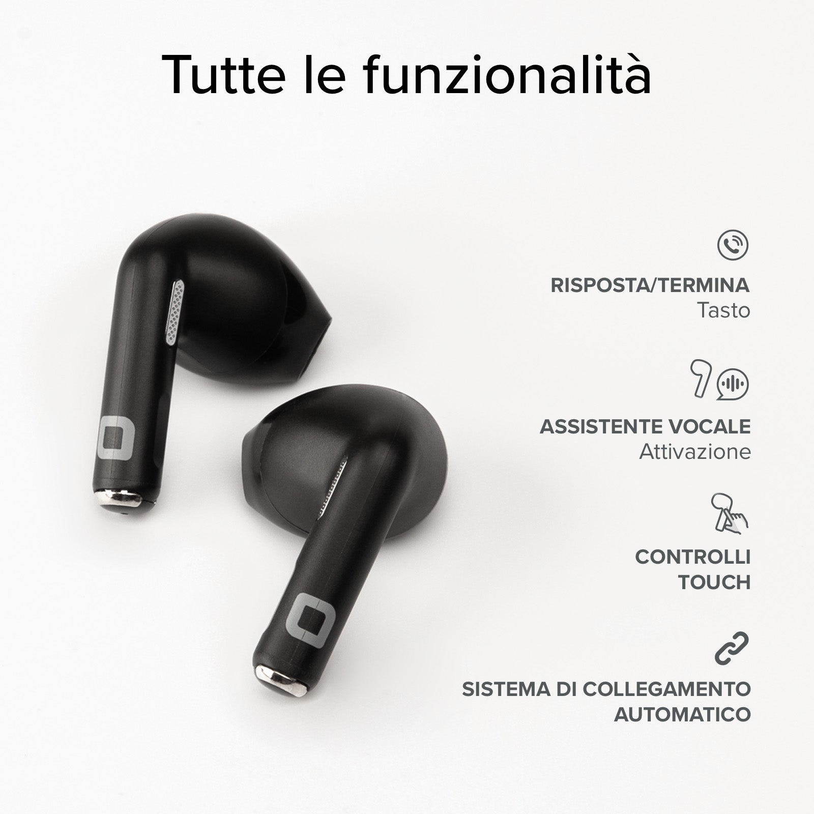 Semi-in-Ear-Ohrhörer TWS