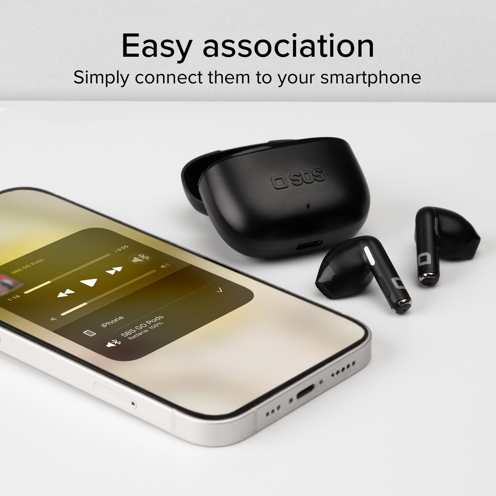 Semi-in-Ear-Ohrhörer TWS