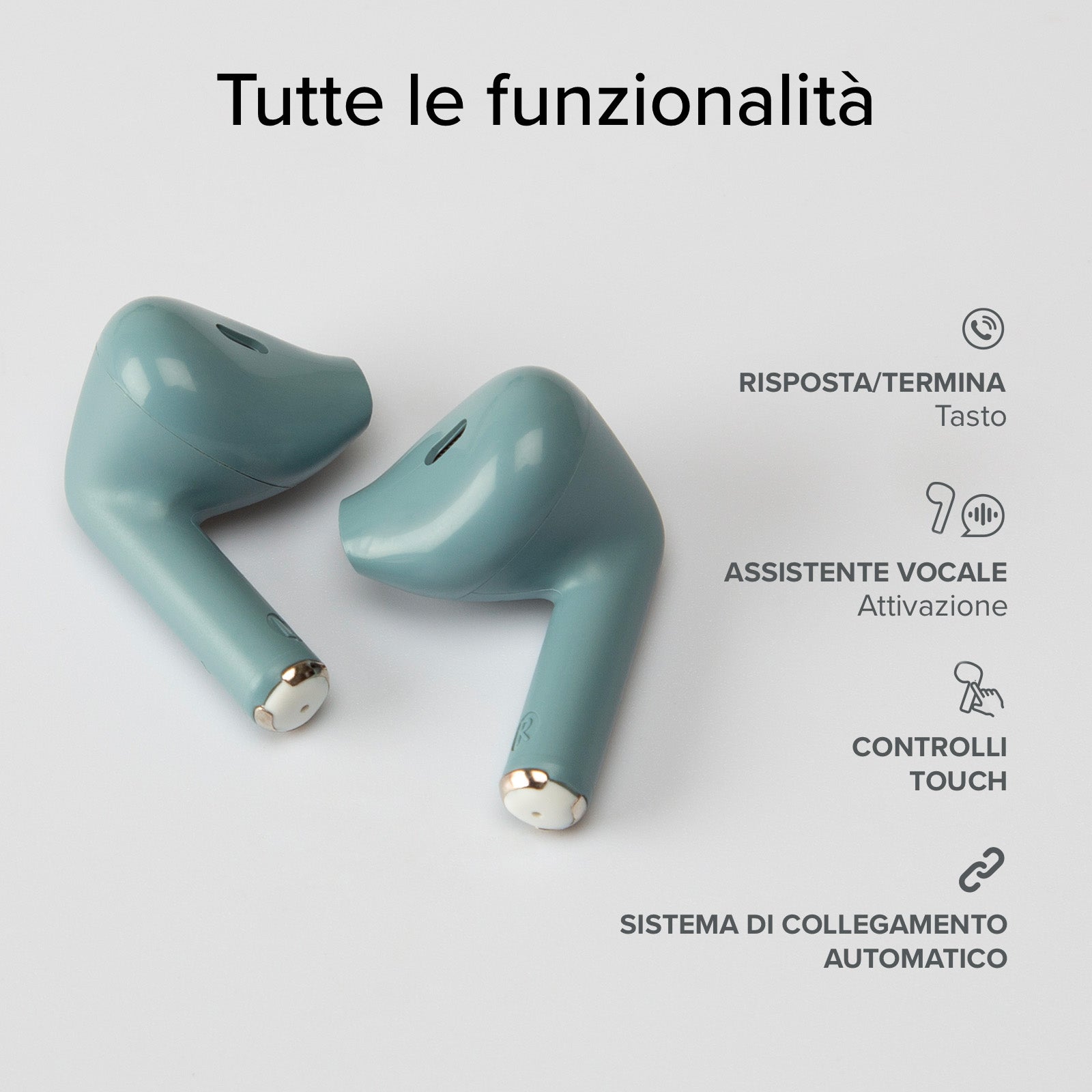 Semi-in-Ear-Ohrhörer TWS