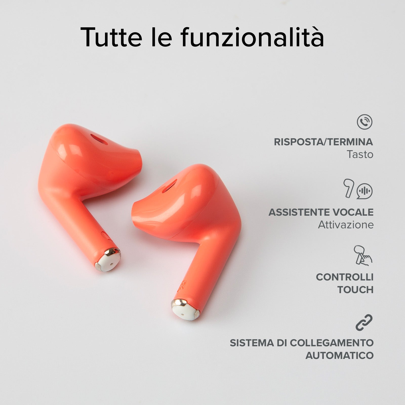 Semi-in-Ear-Ohrhörer TWS
