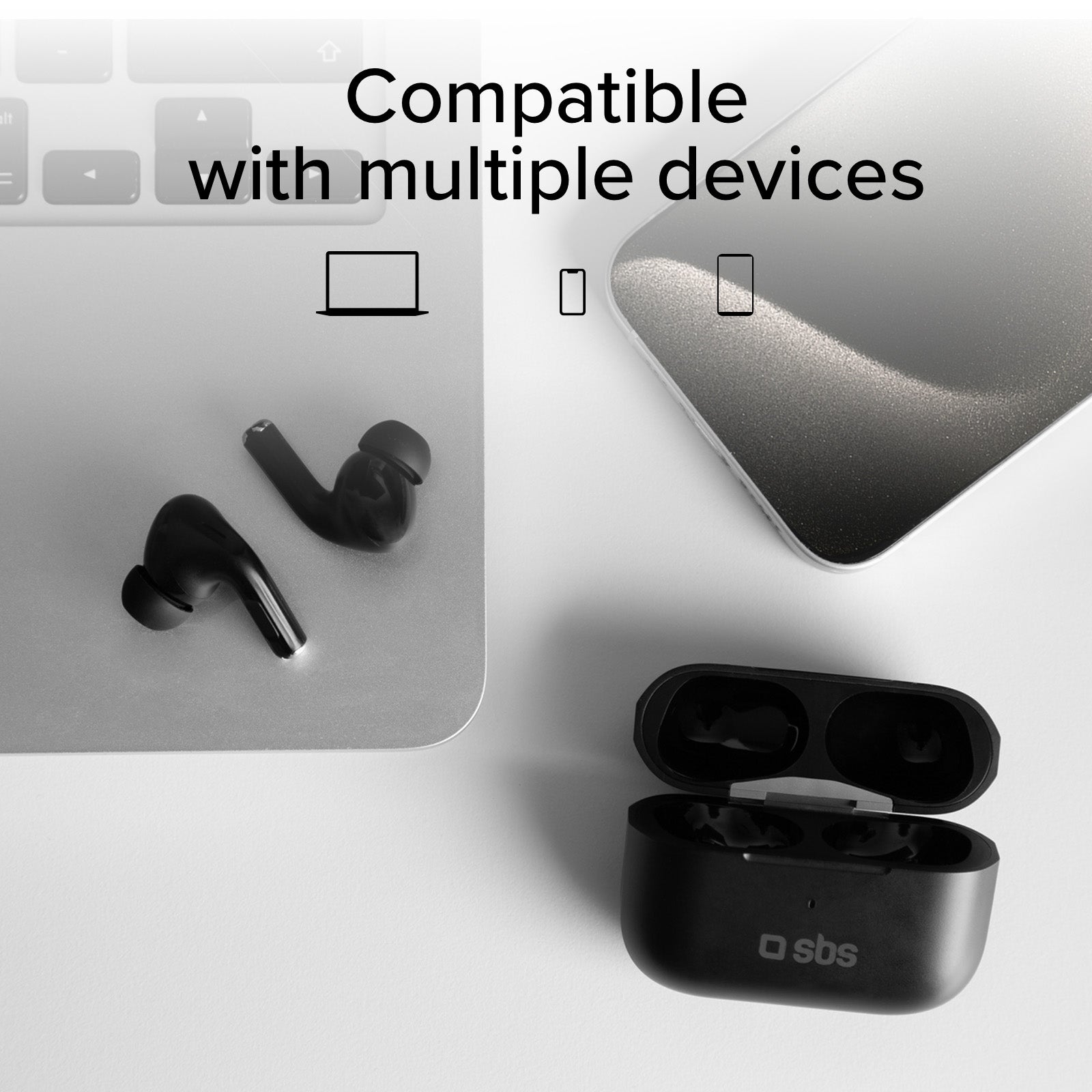 Auriculares TWS compatibles con carga inalámbrica