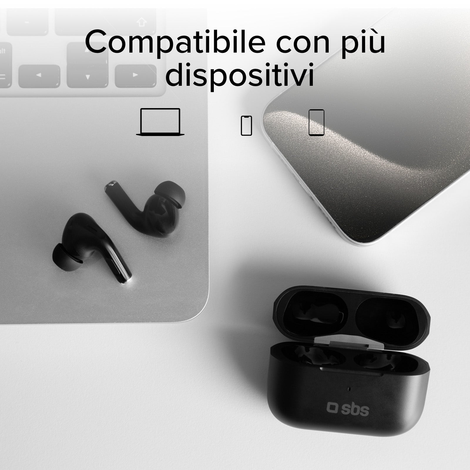 Auriculares TWS compatibles con carga inalámbrica