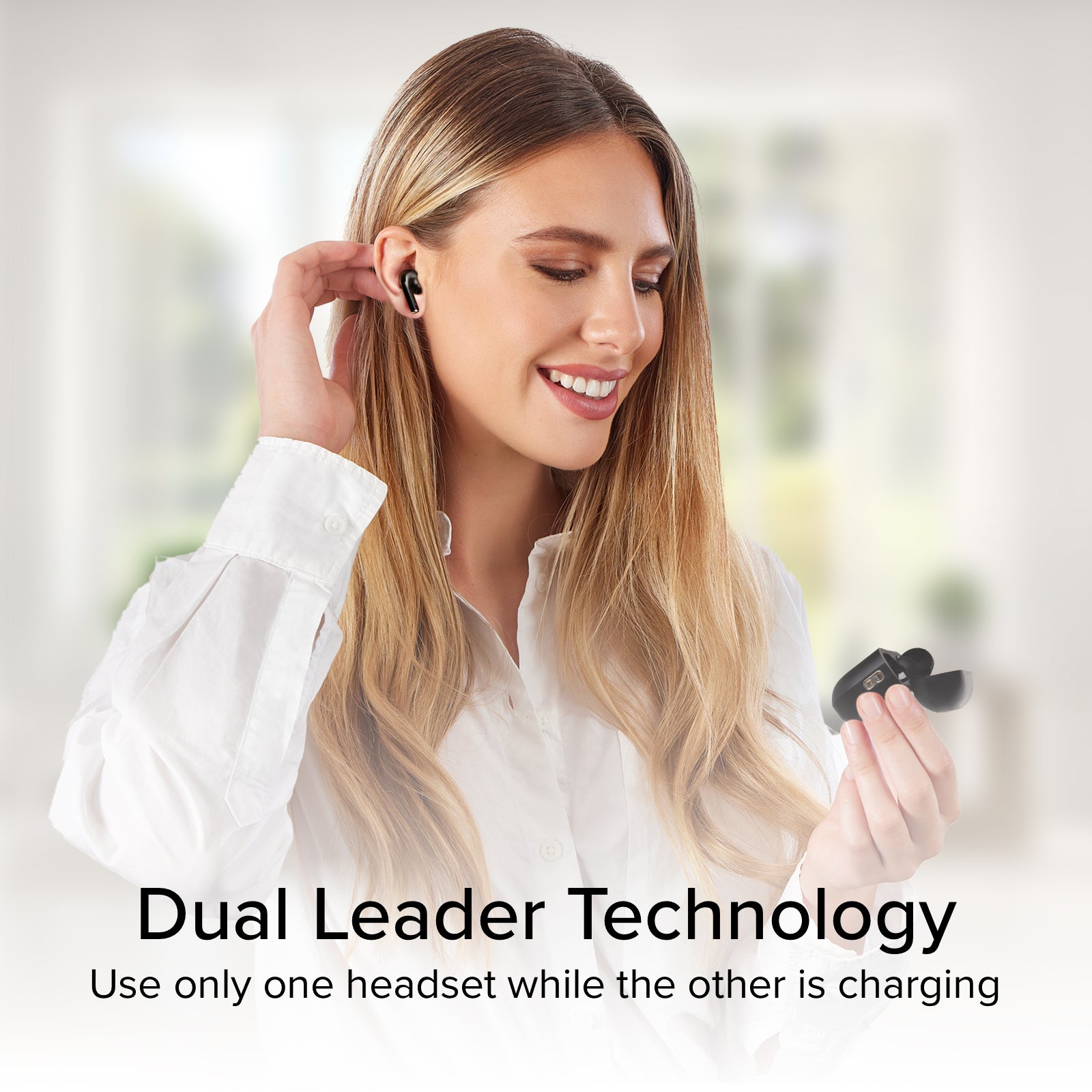 Auriculares TWS compatibles con carga inalámbrica