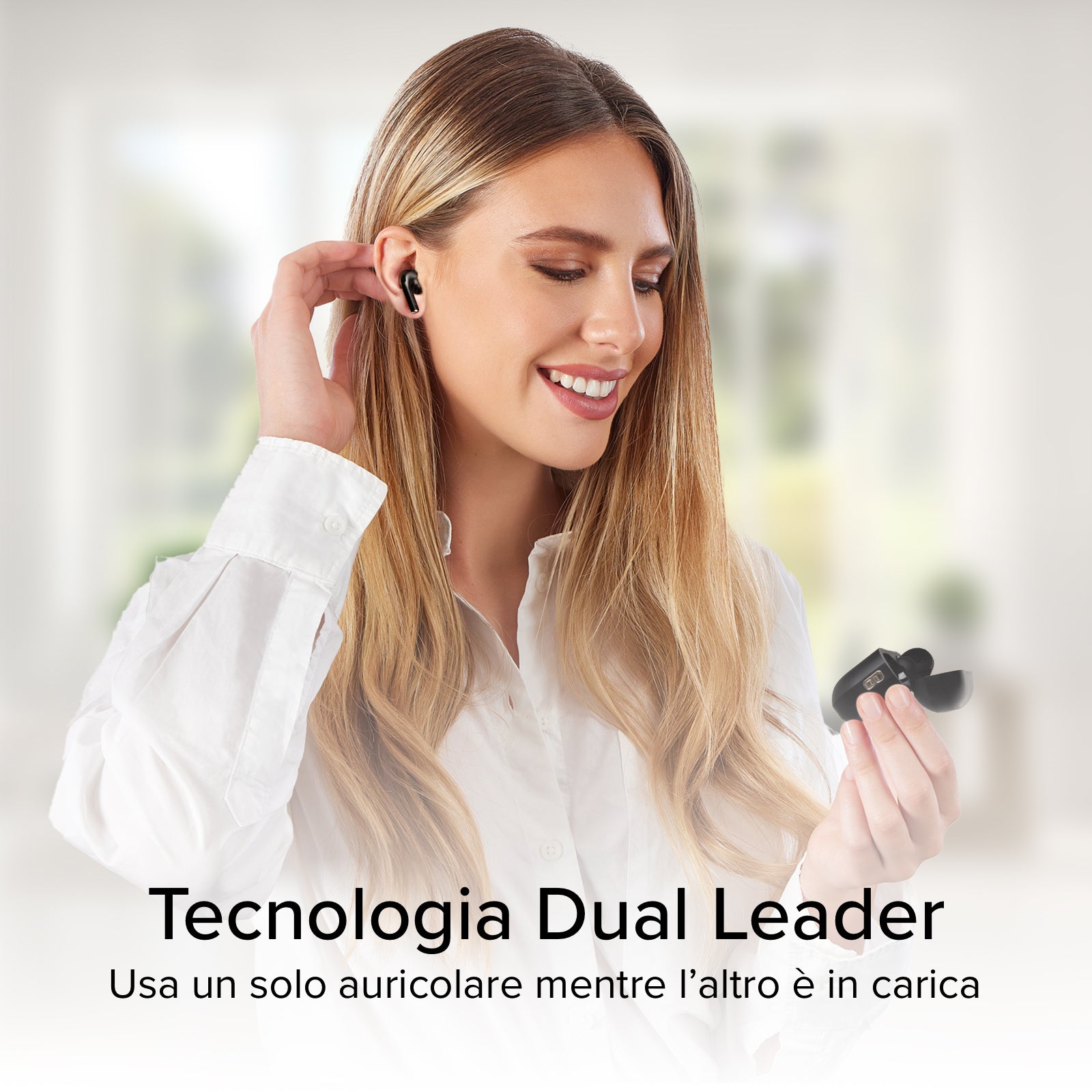 Auriculares TWS compatibles con carga inalámbrica