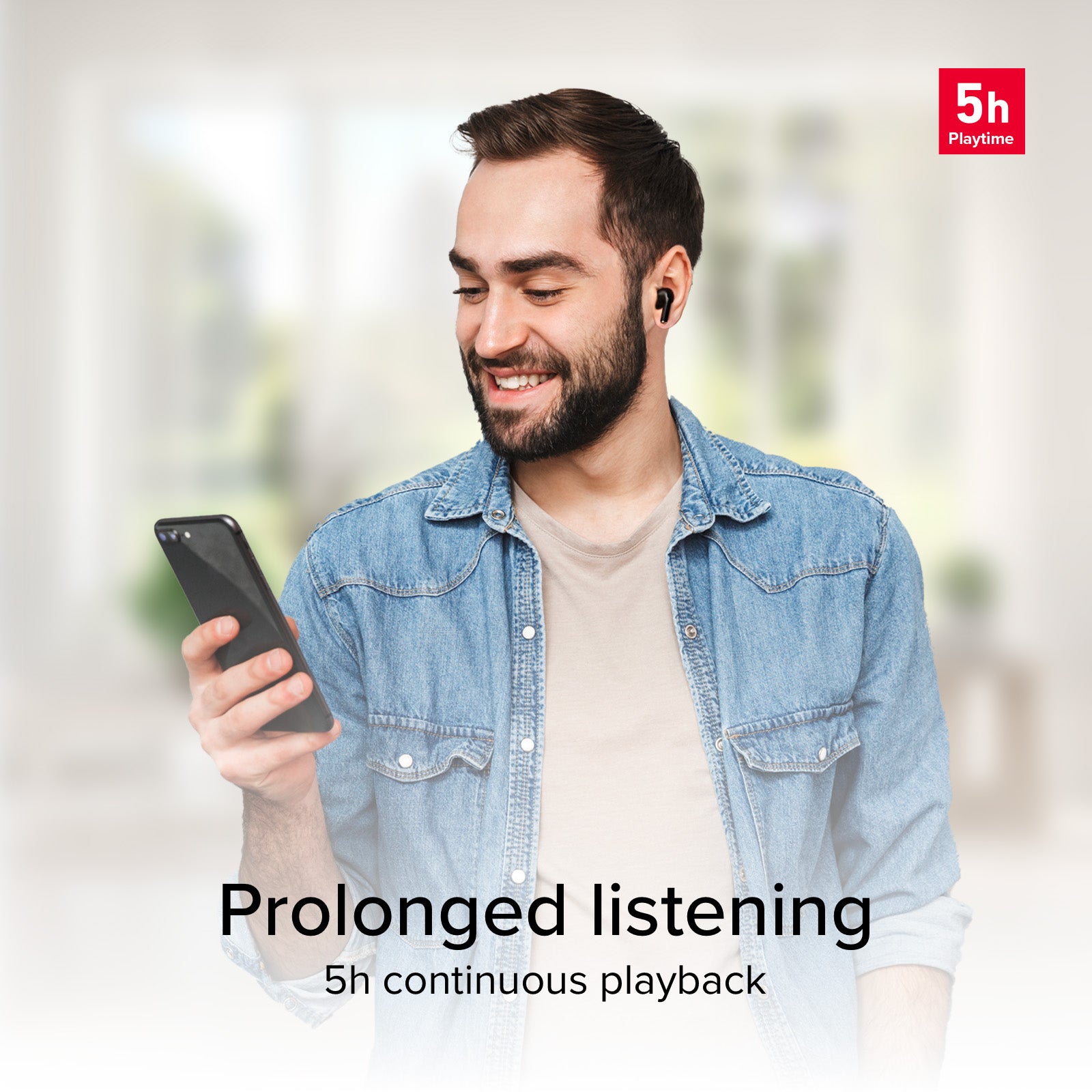 Auriculares TWS compatibles con carga inalámbrica