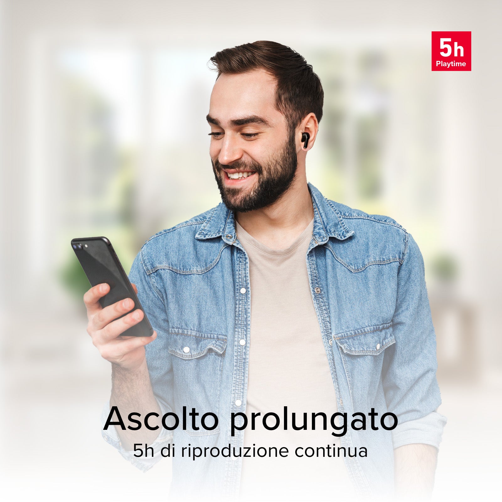 Auriculares TWS compatibles con carga inalámbrica