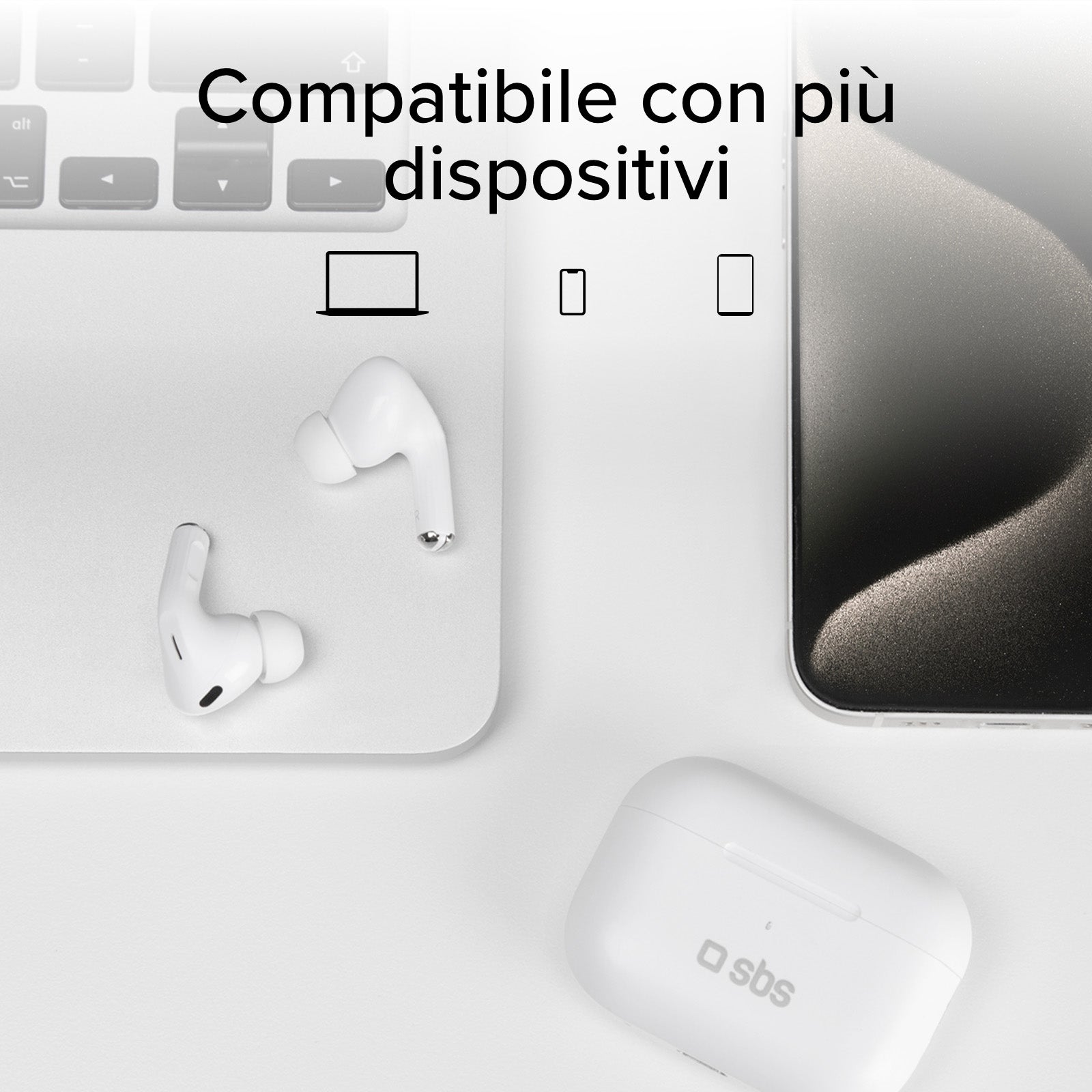 Auriculares TWS compatibles con carga inalámbrica