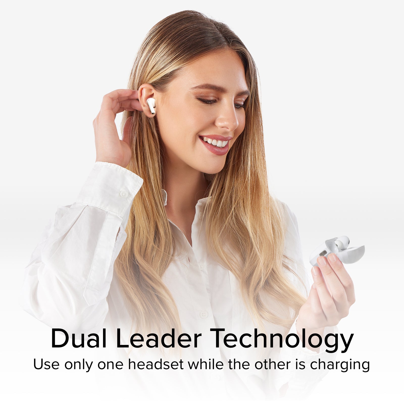 Auriculares TWS compatibles con carga inalámbrica