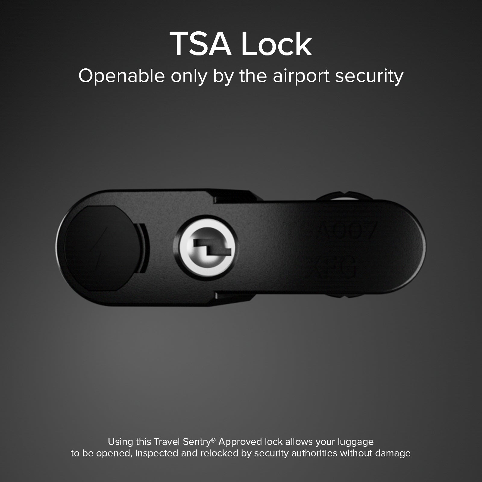 TSA Lock with Tracker and Dual Compatibility Apple Find My and Google Find Hub, Ideal for Suitcases