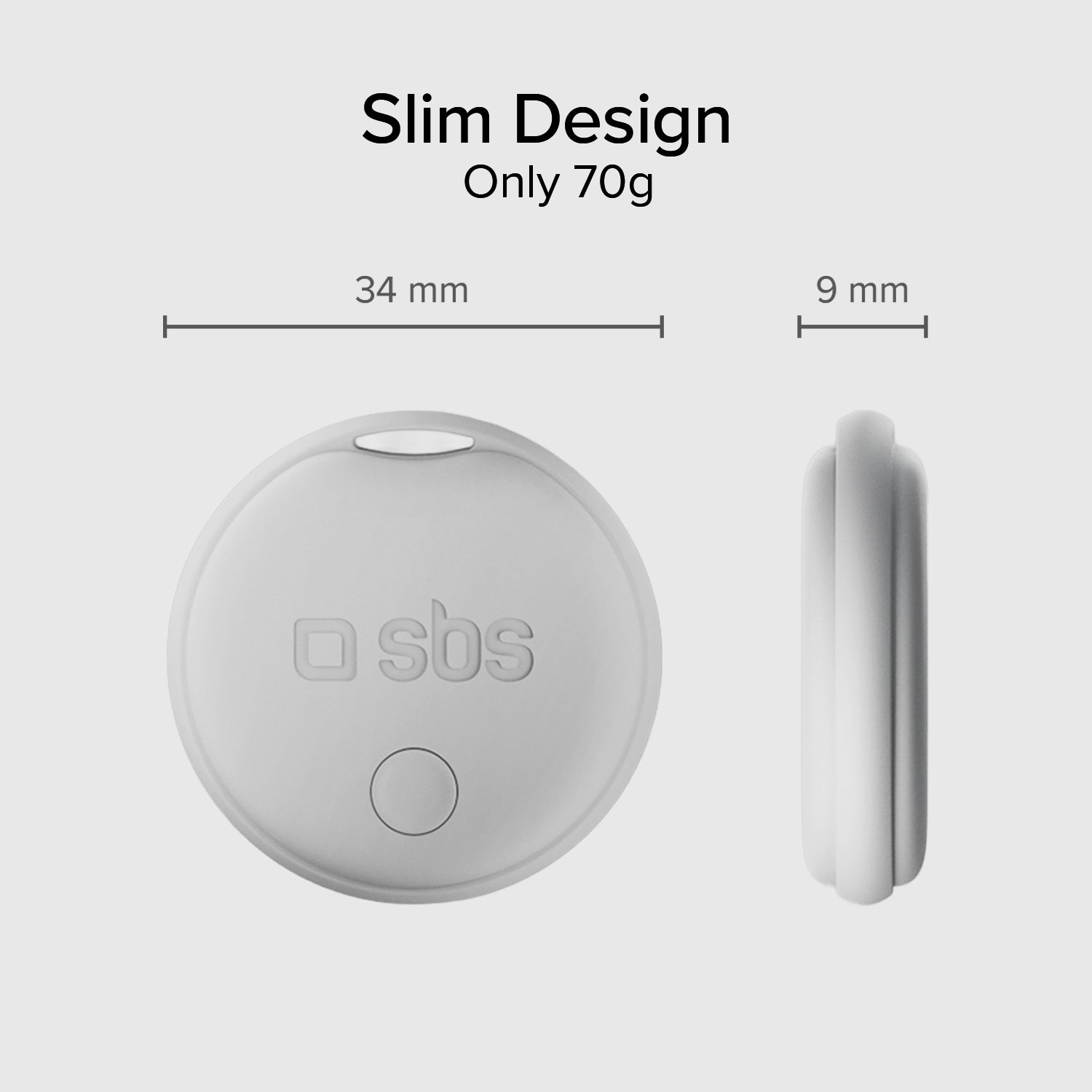 Water resistant object locator compatible with Apple Find My 4 pcs