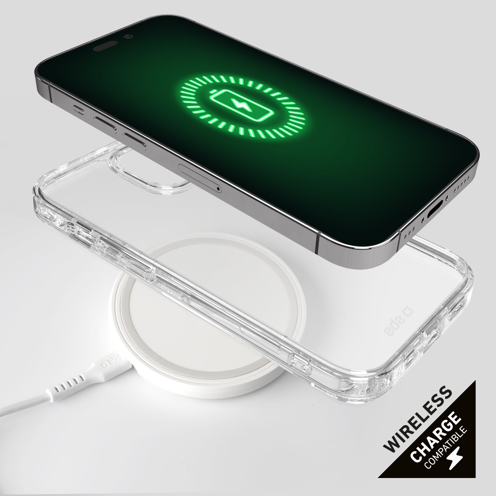 Cover eco-sostenibile in materiali riciclati per iPhone 15